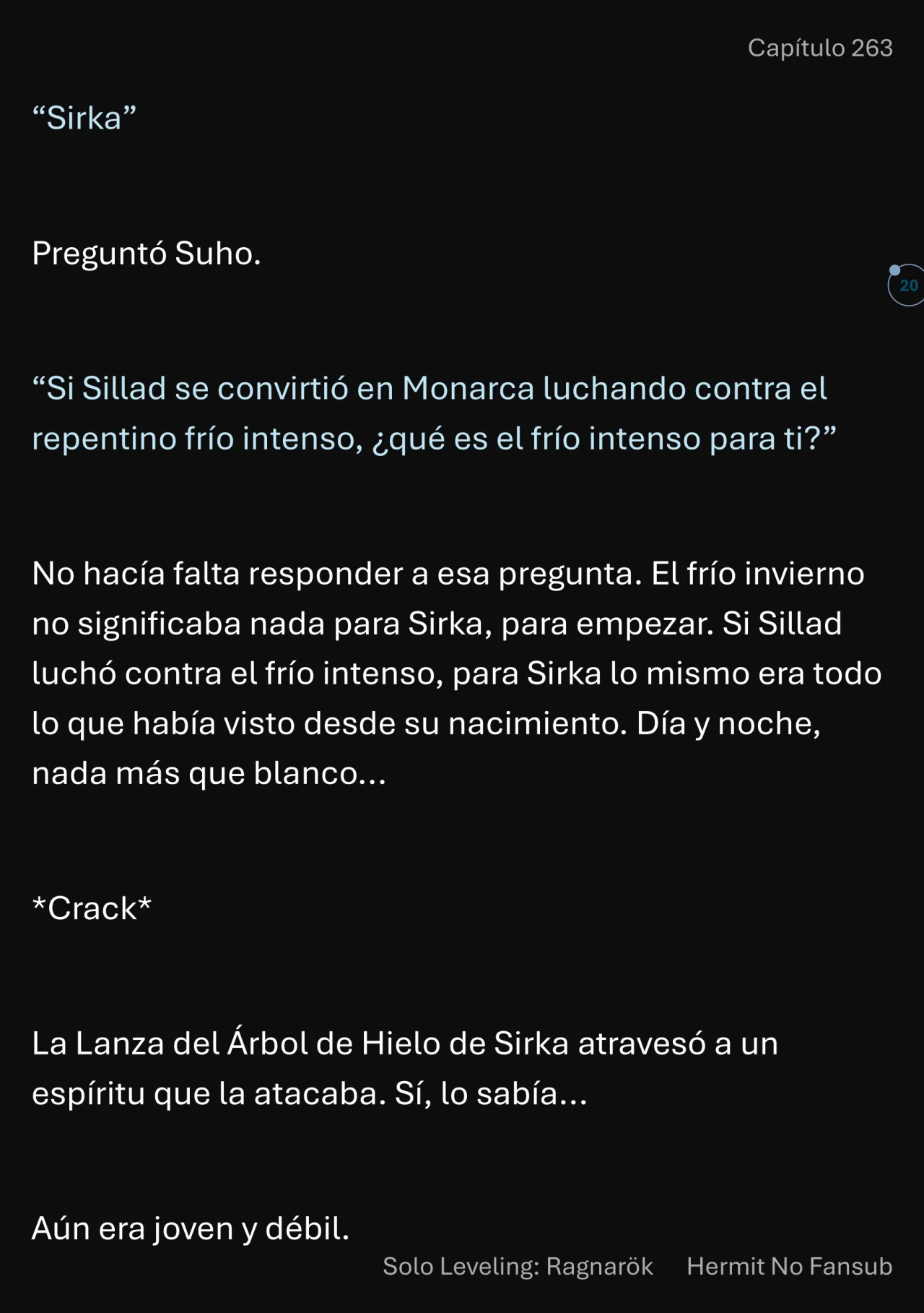 Página 21 del Manga