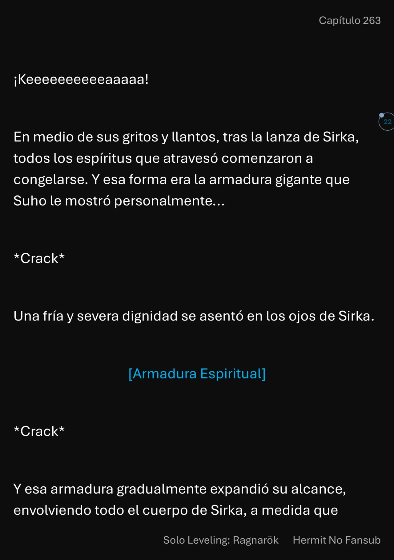 Página 23 del Manga