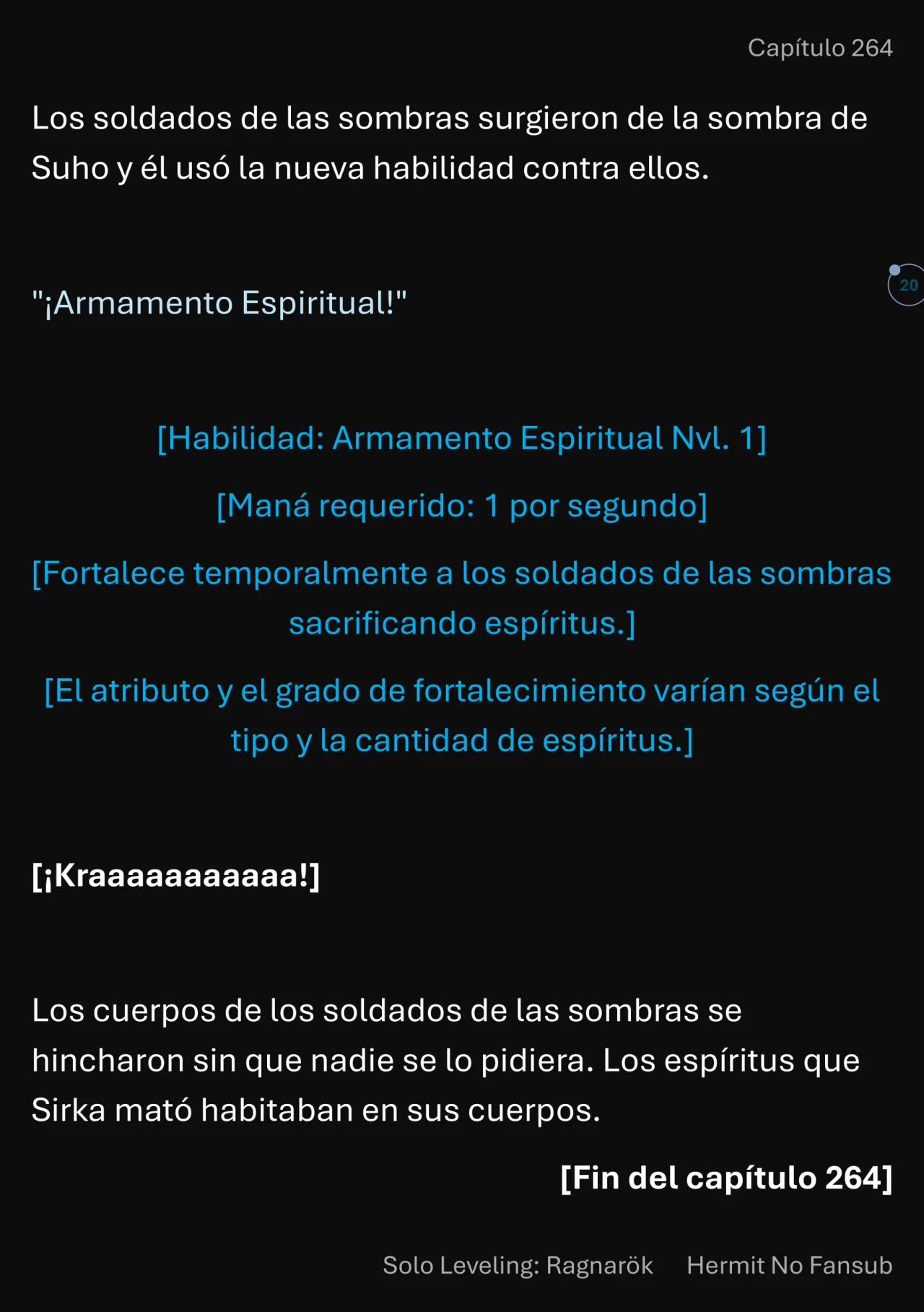 Página 21 del Manga