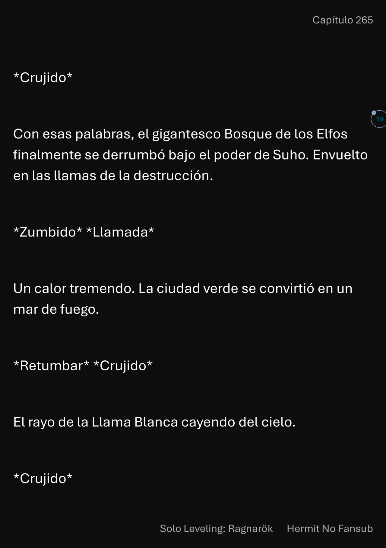 Página 20 del Manga