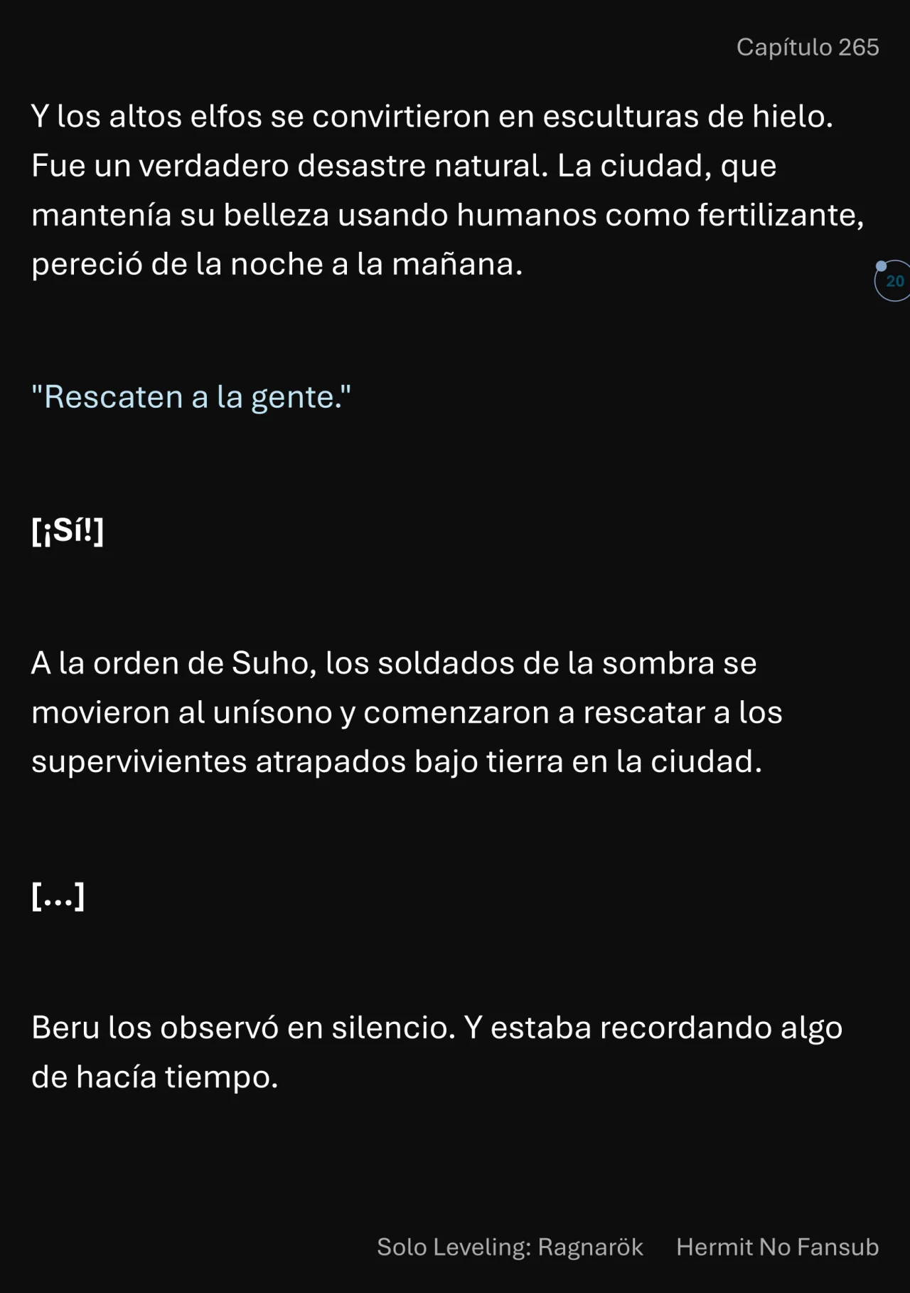 Página 21 del Manga