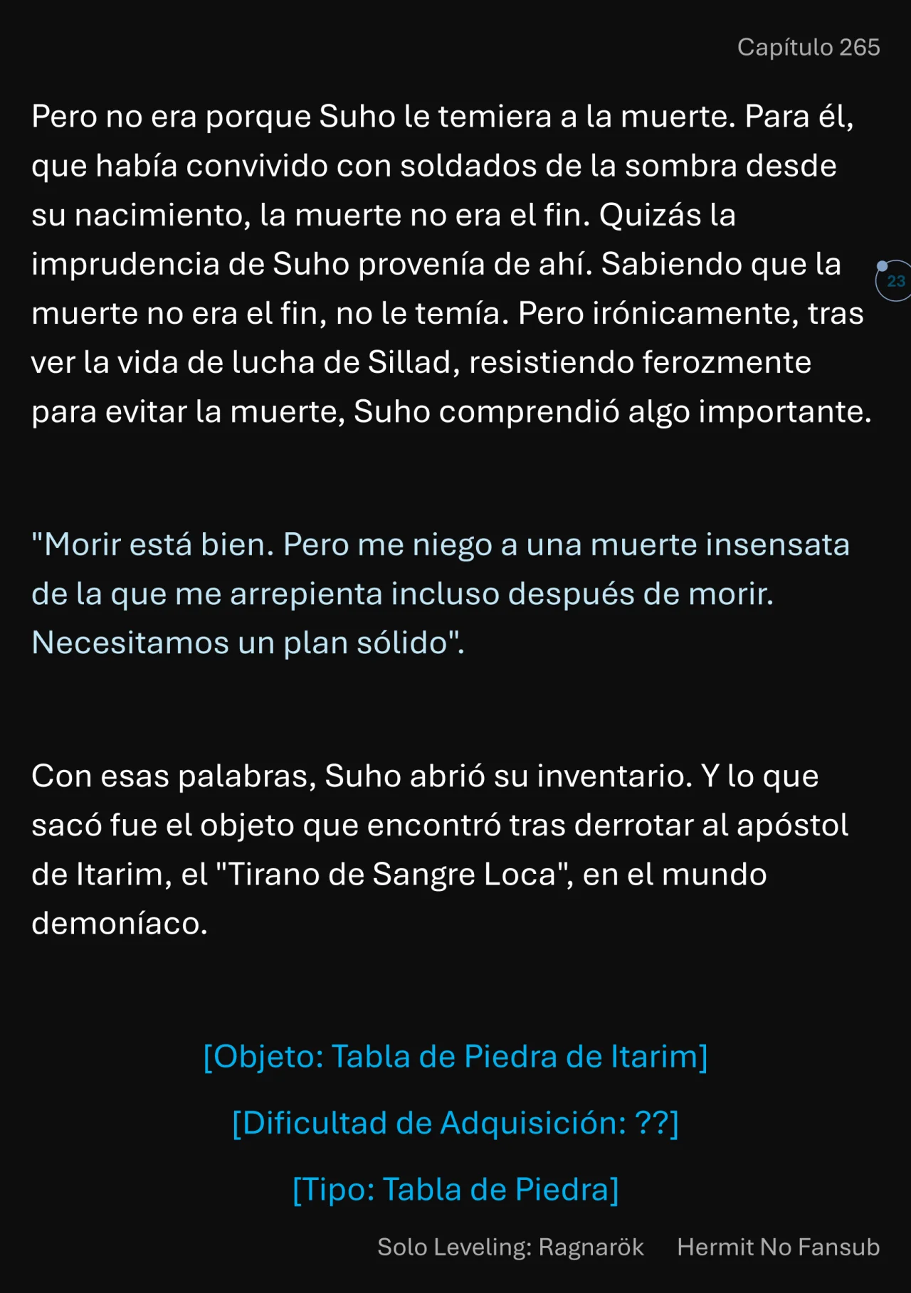 Página 24 del Manga