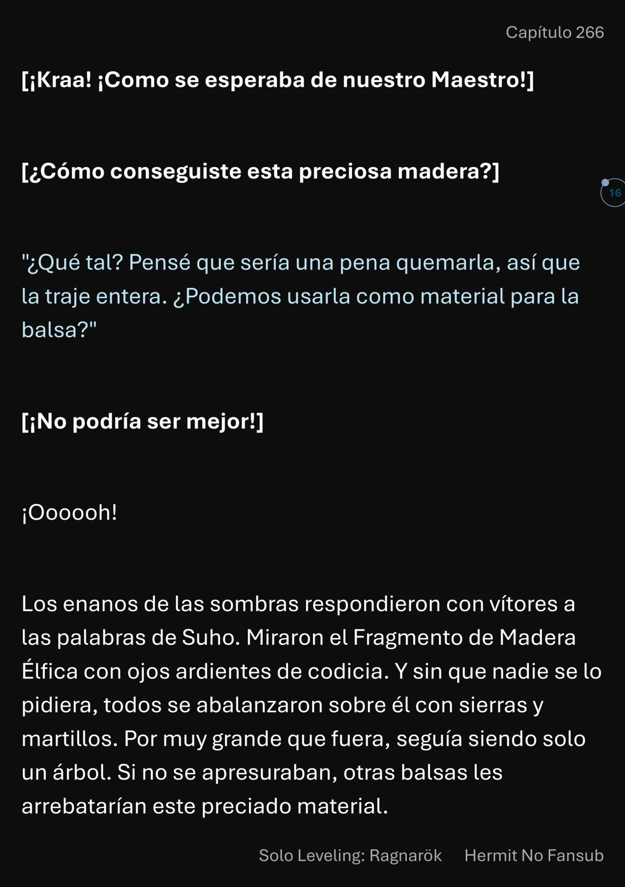 Página 17 del Manga