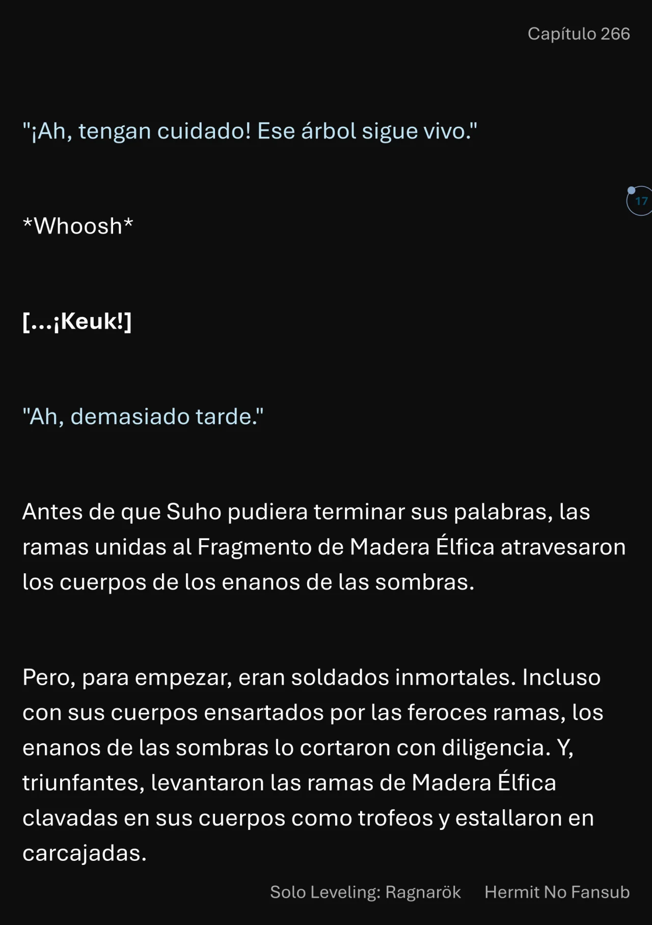 Página 18 del Manga