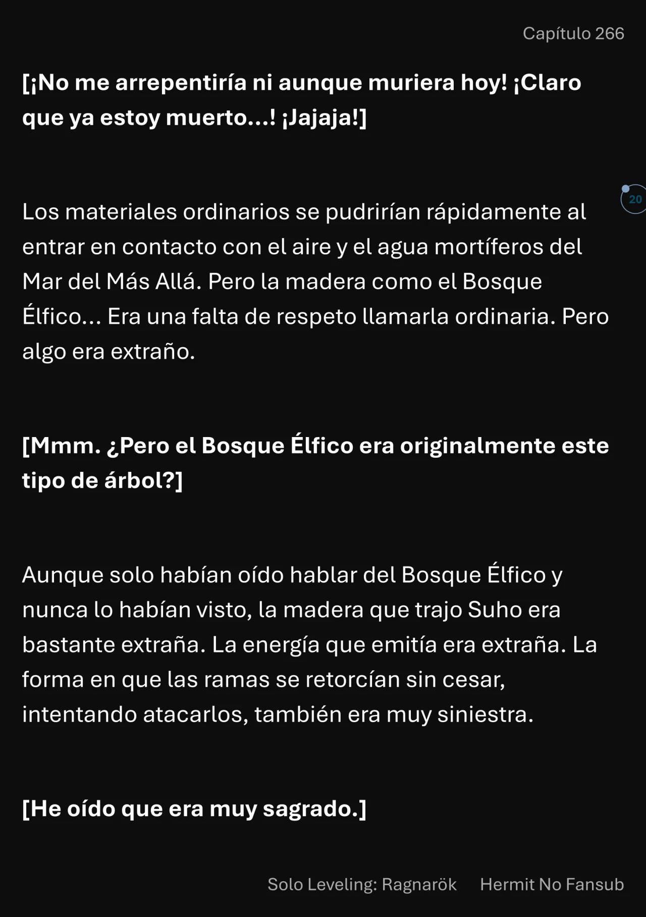 Página 21 del Manga