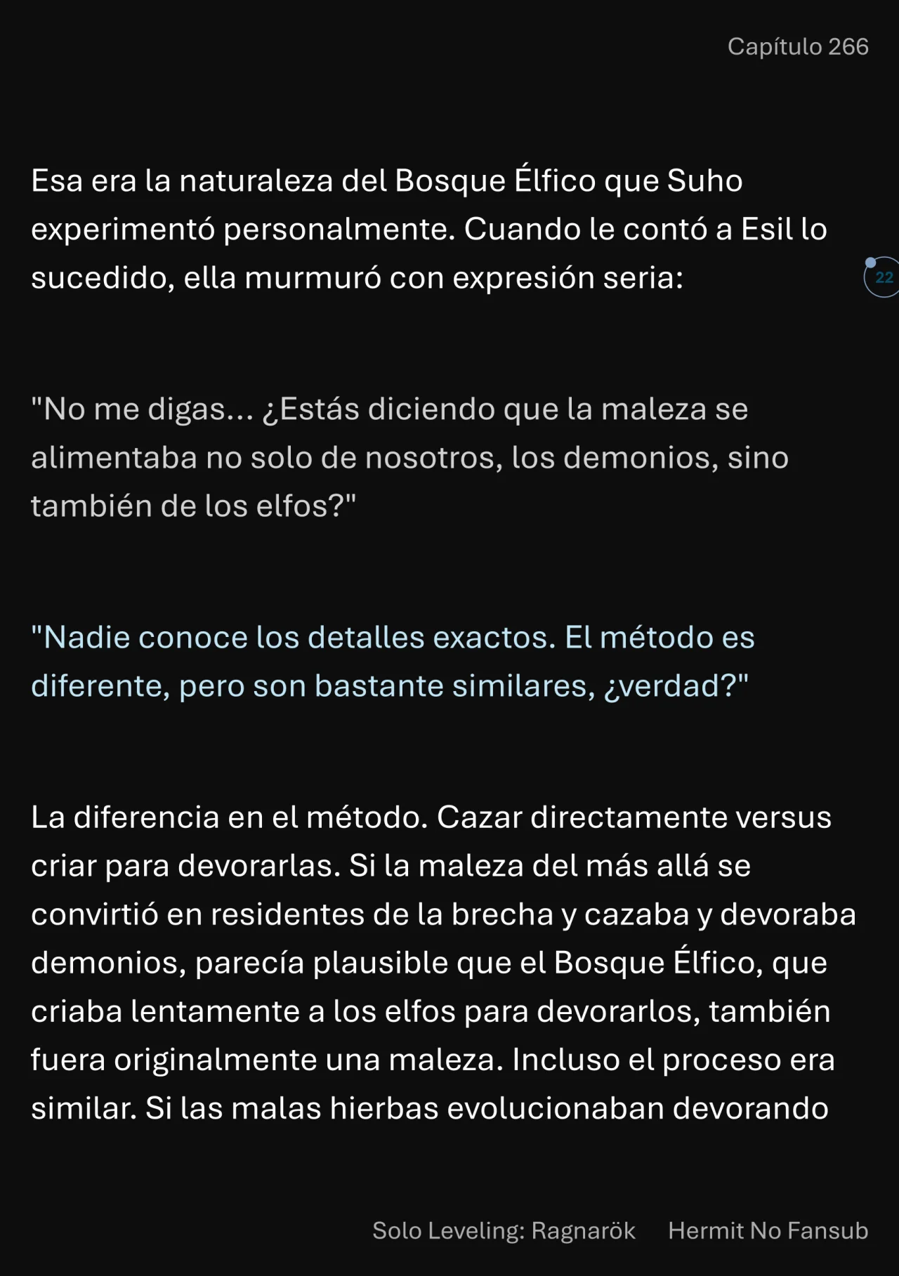 Página 23 del Manga