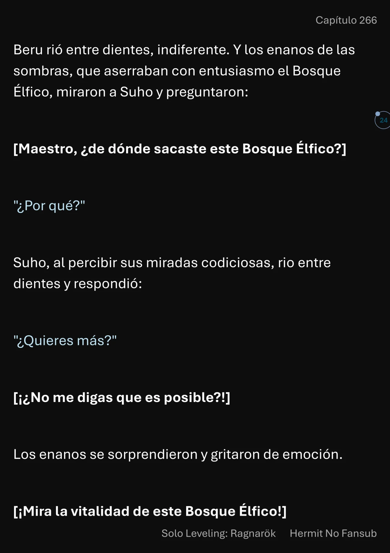 Página 25 del Manga