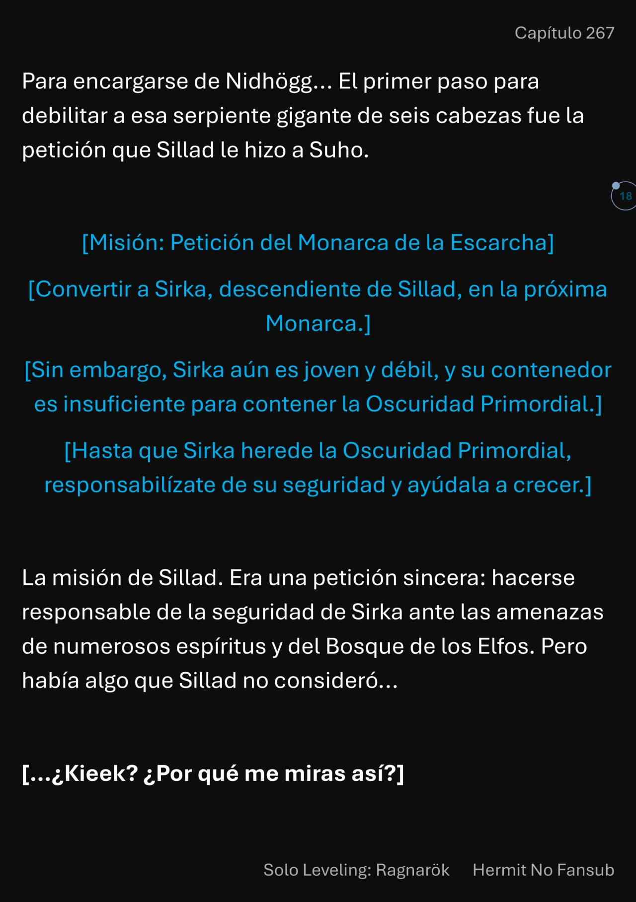 Página 19 del Manga