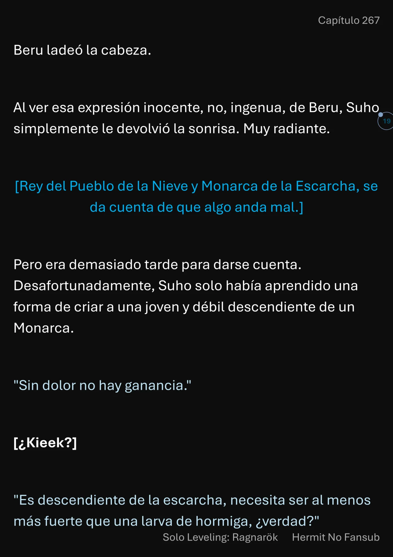 Página 20 del Manga