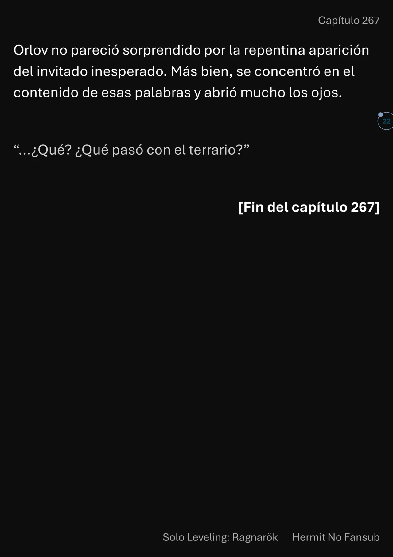 Página 23 del Manga