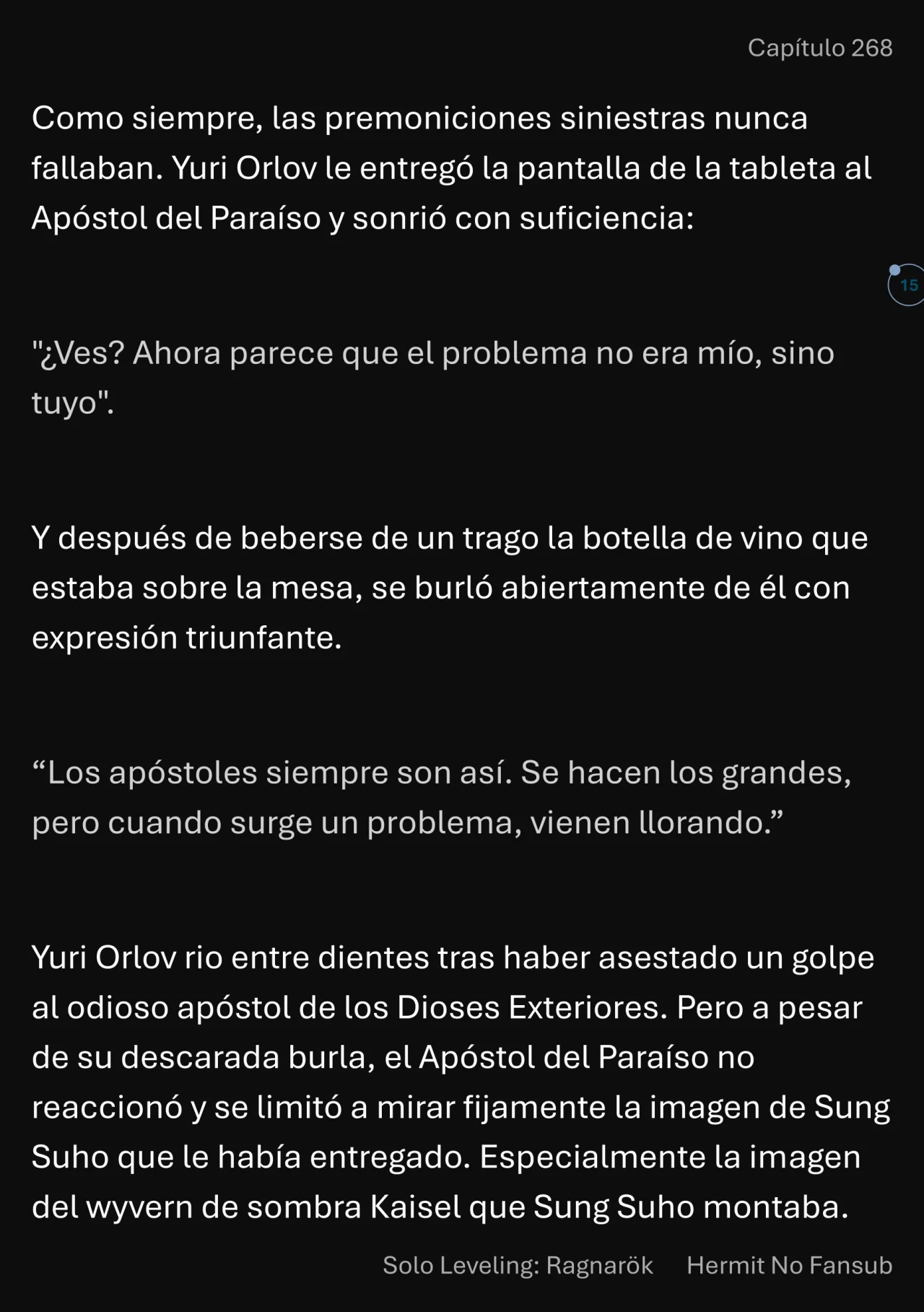 Página 16 del Manga