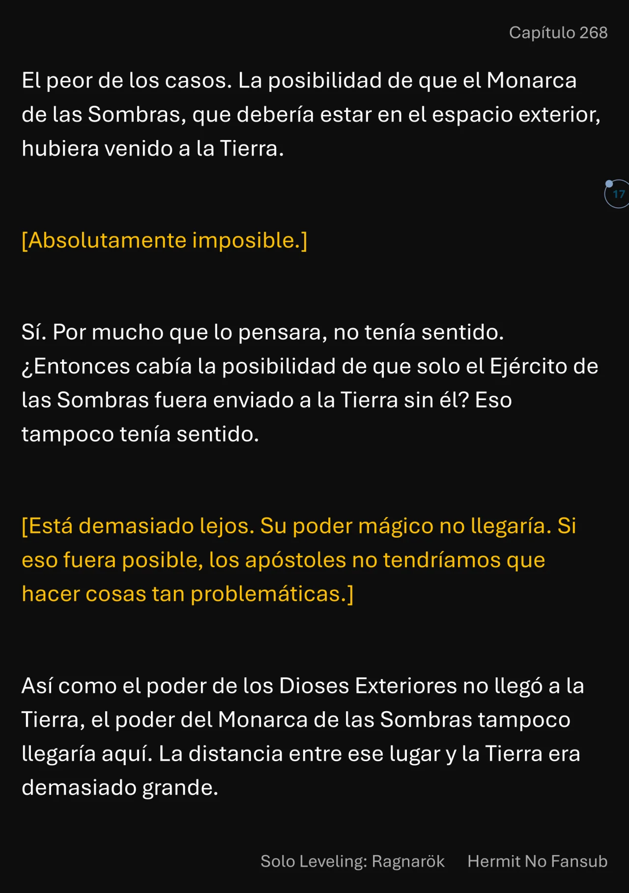 Página 18 del Manga