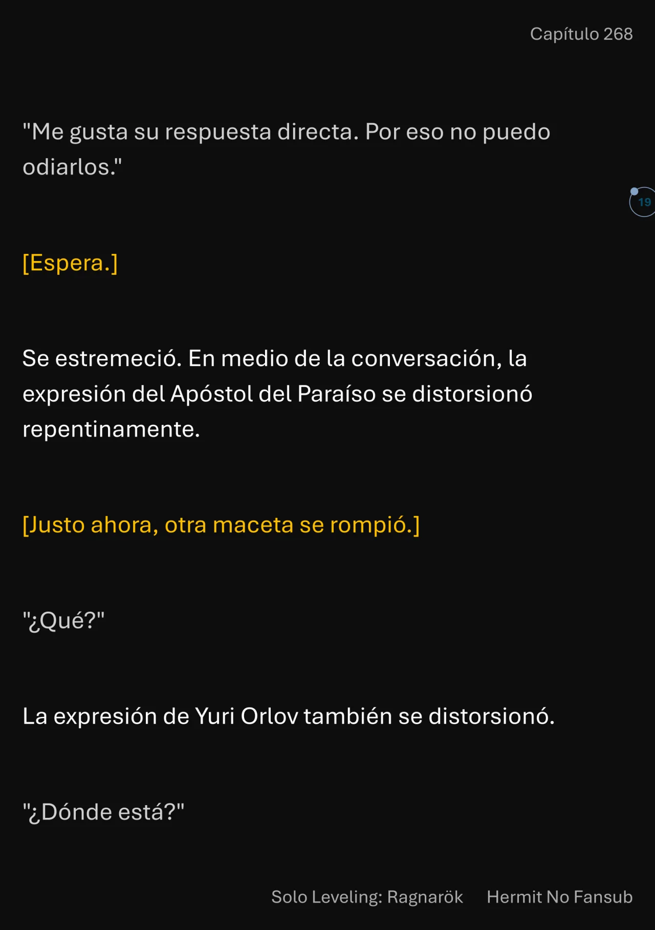 Página 20 del Manga