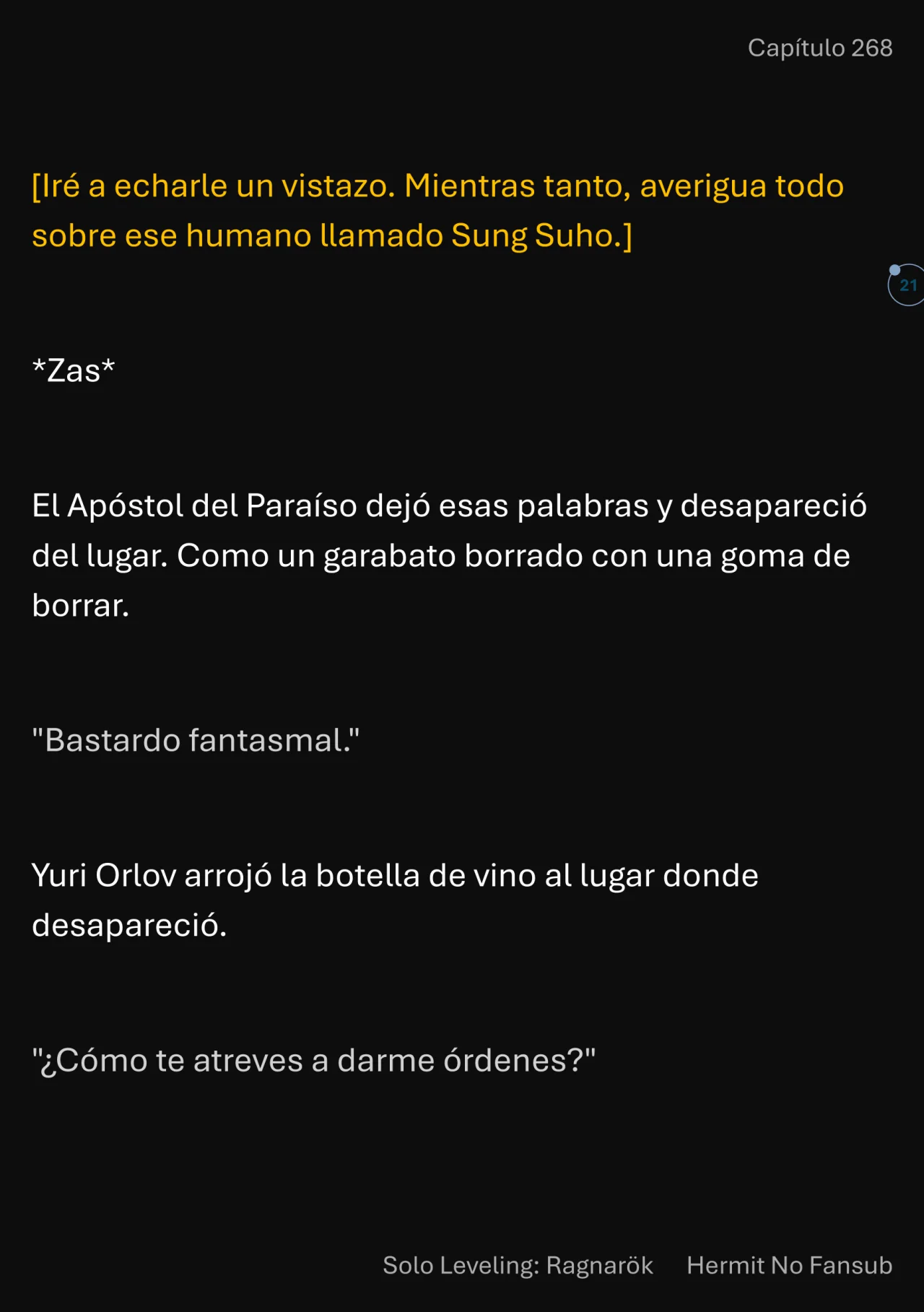 Página 22 del Manga