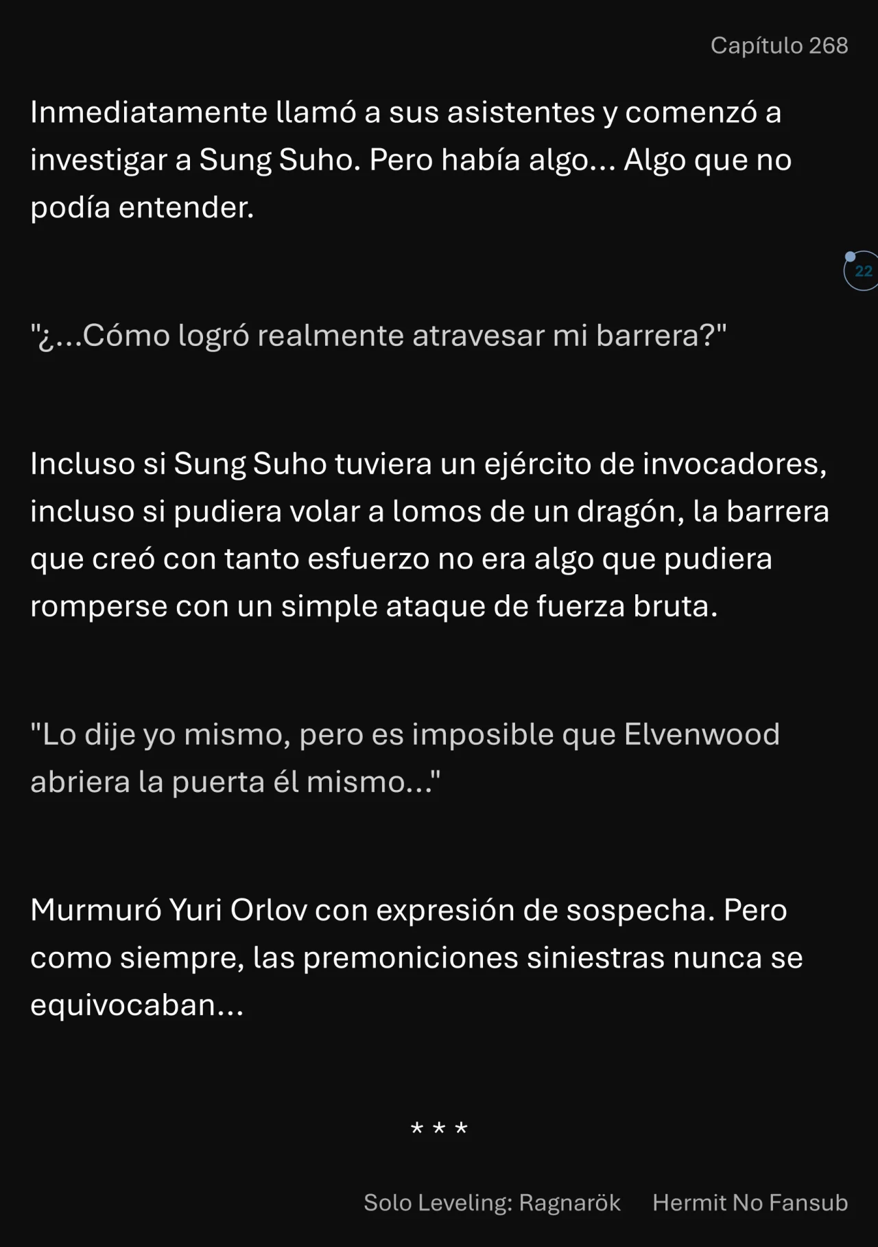 Página 23 del Manga