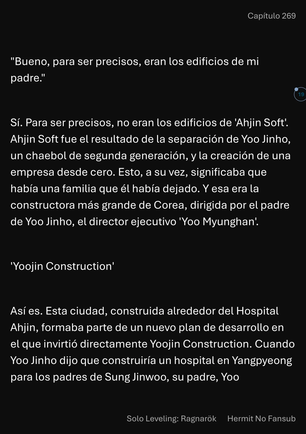 Página 20 del Manga