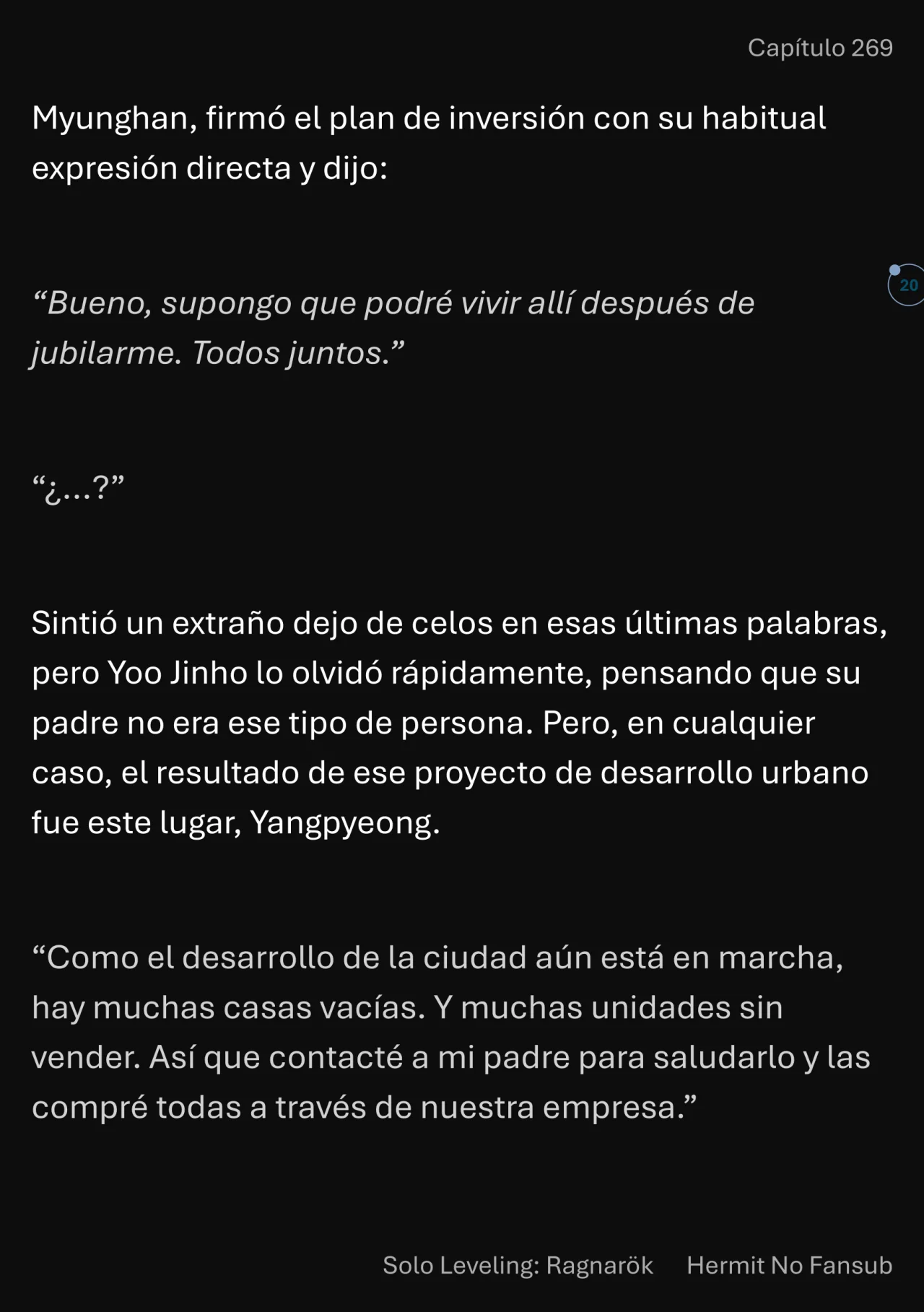 Página 21 del Manga