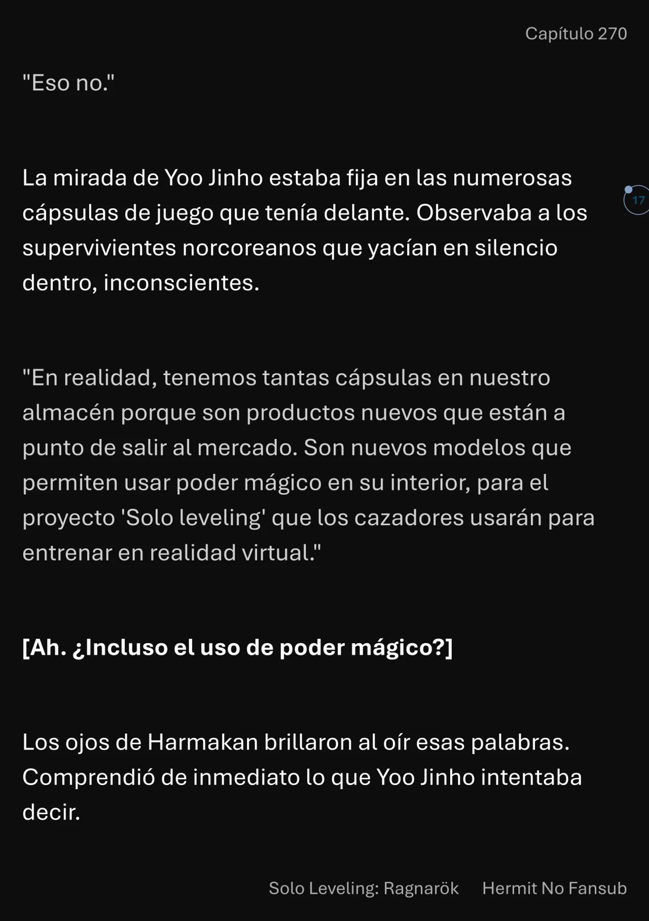 Página 18 del Manga