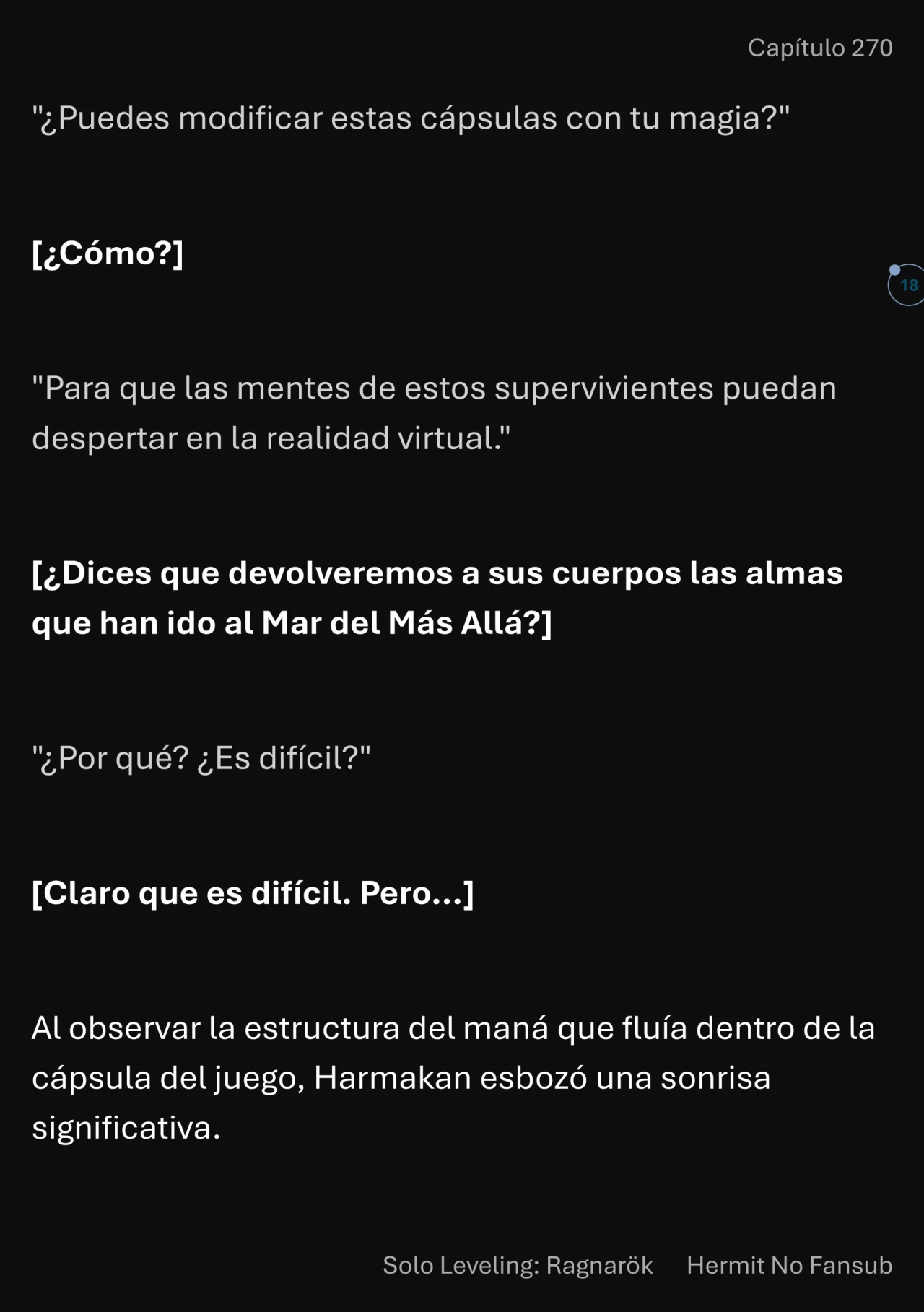 Página 19 del Manga