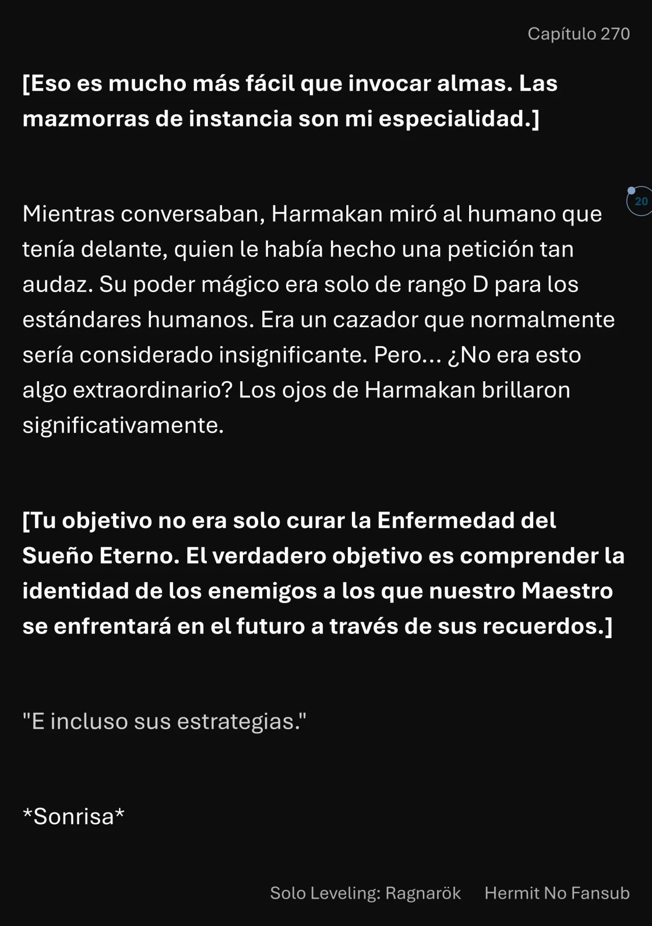 Página 21 del Manga