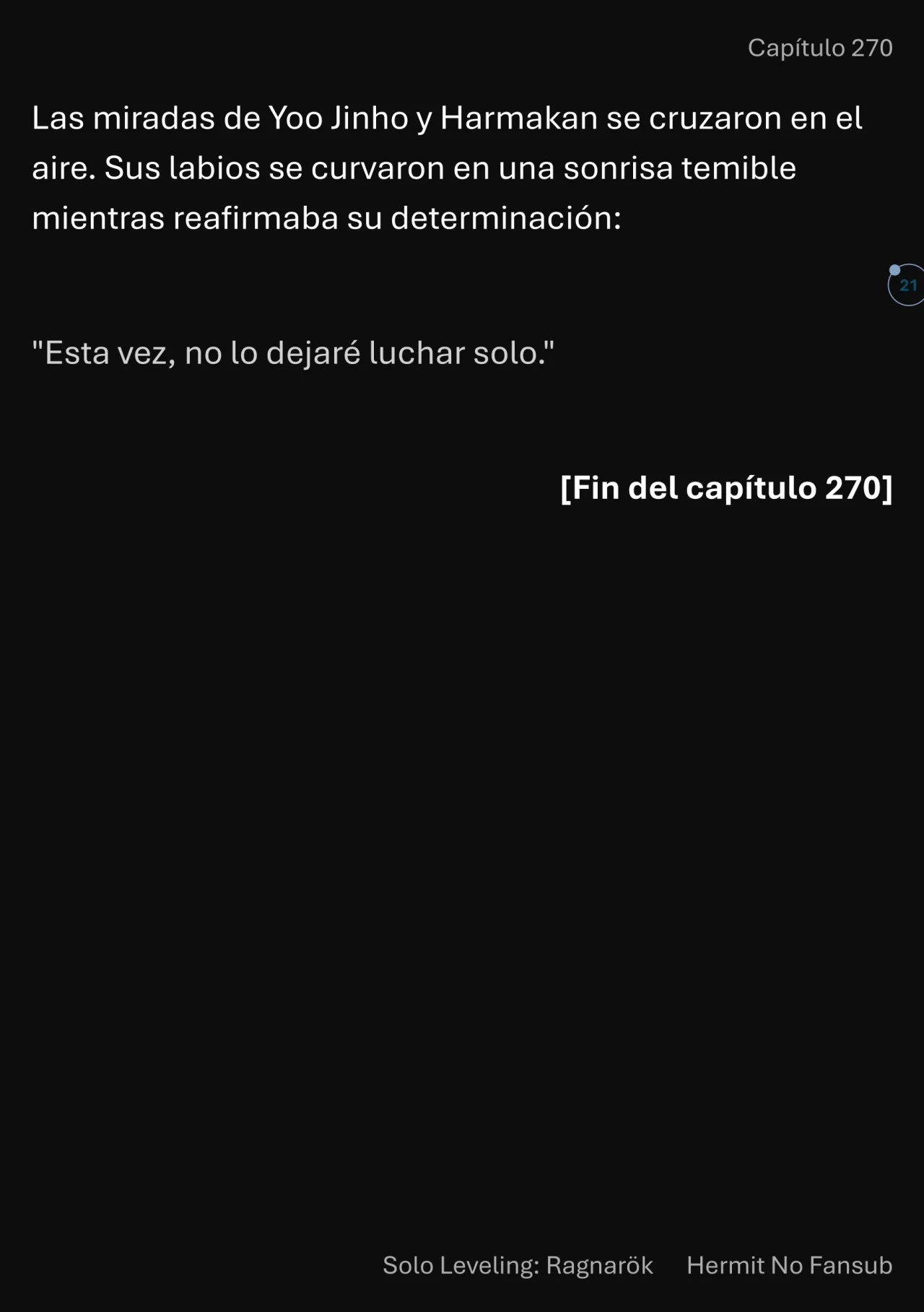 Página 22 del Manga