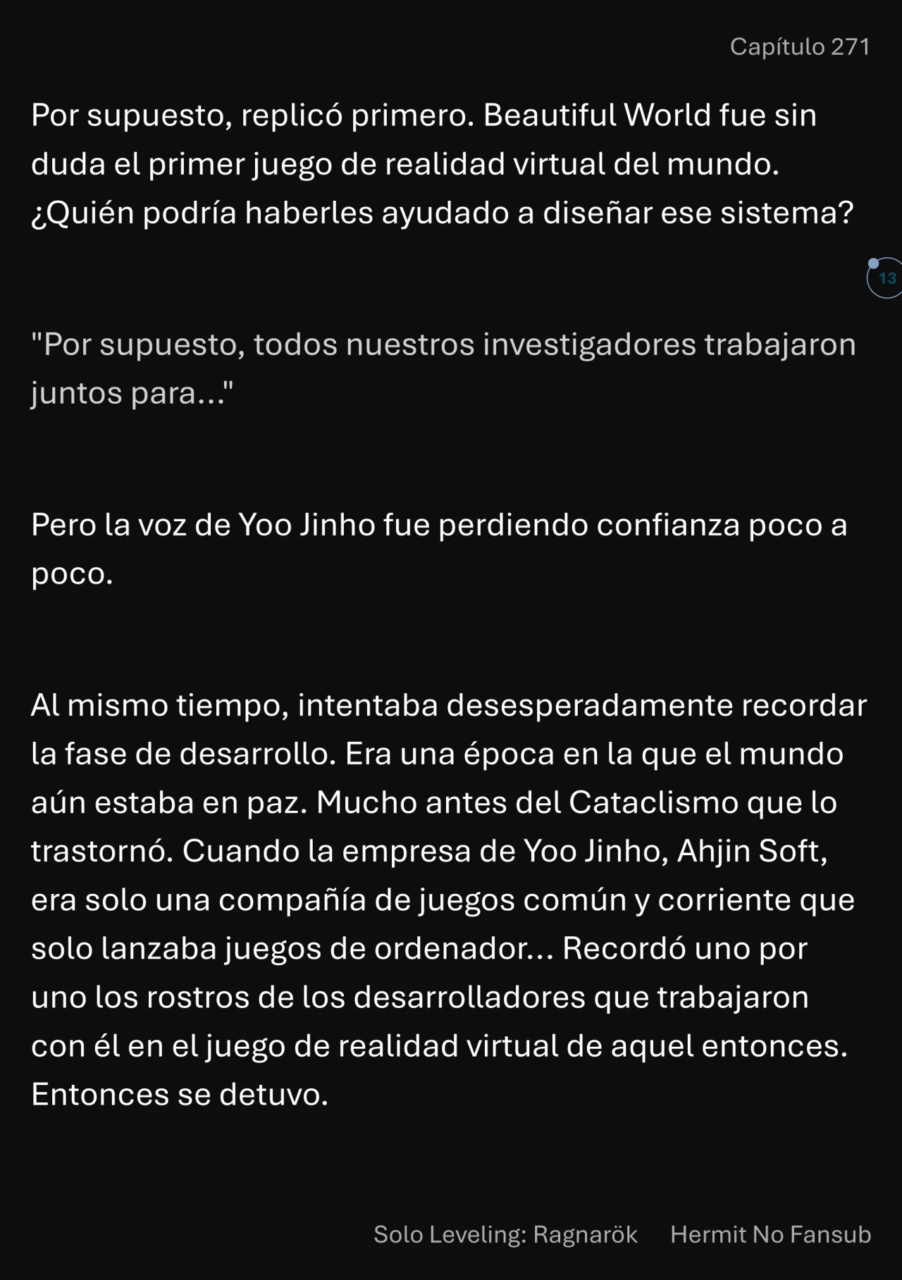 Página 14 del Manga