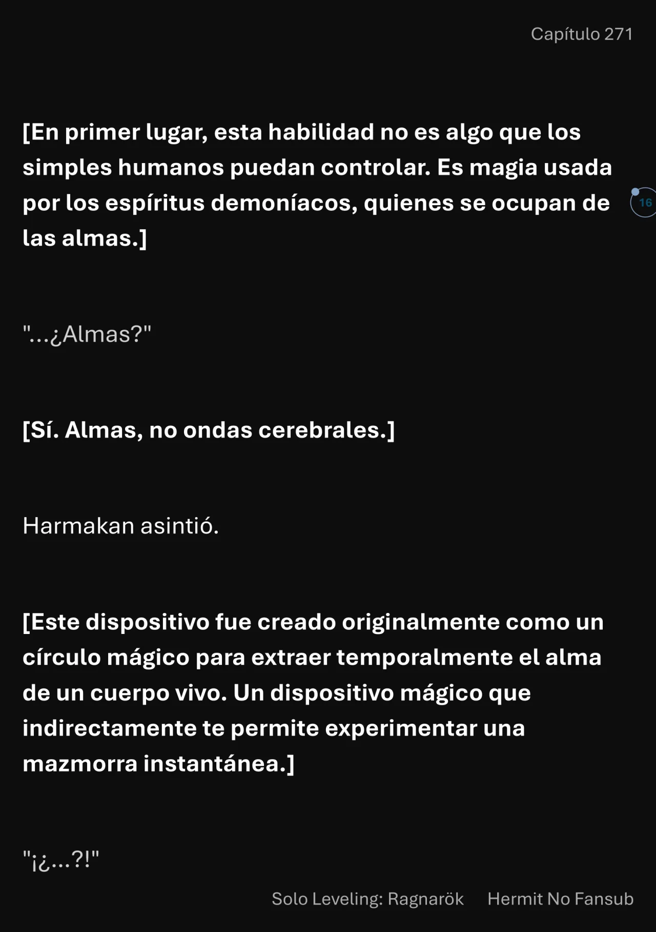 Página 17 del Manga