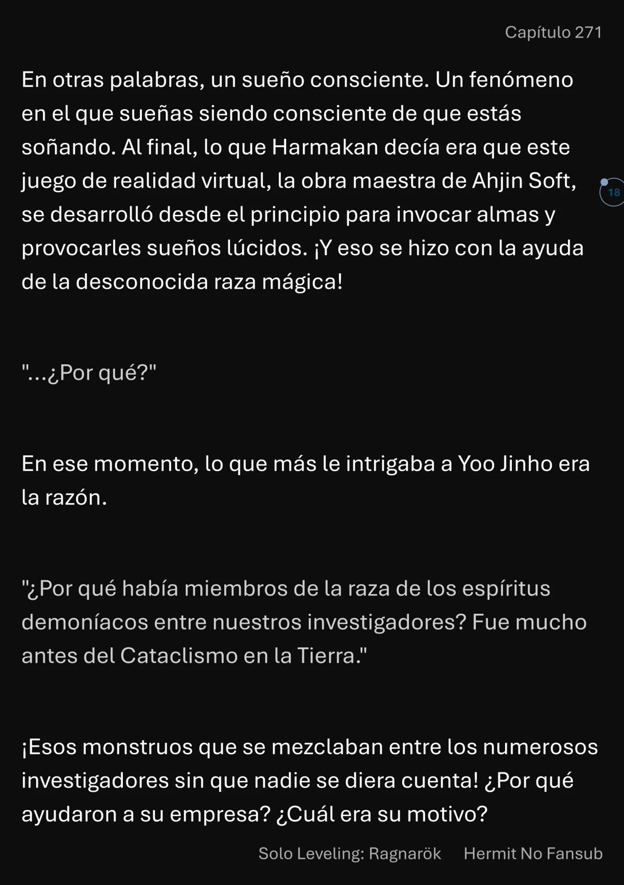 Página 19 del Manga