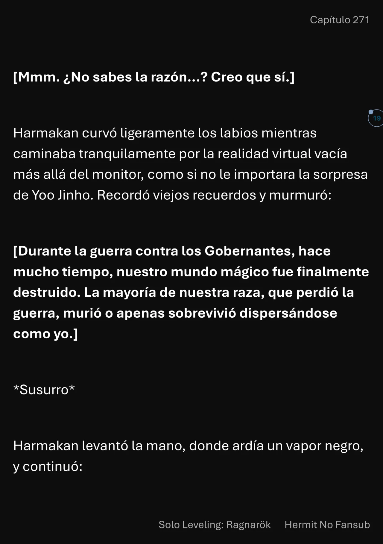 Página 20 del Manga