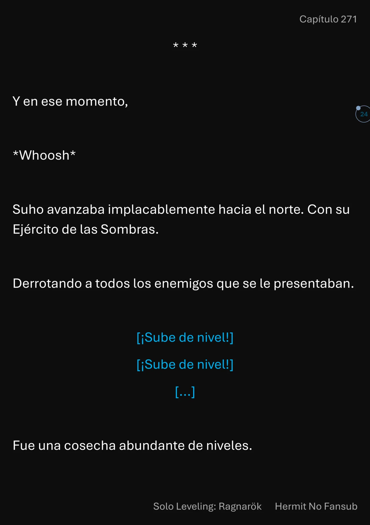 Página 25 del Manga