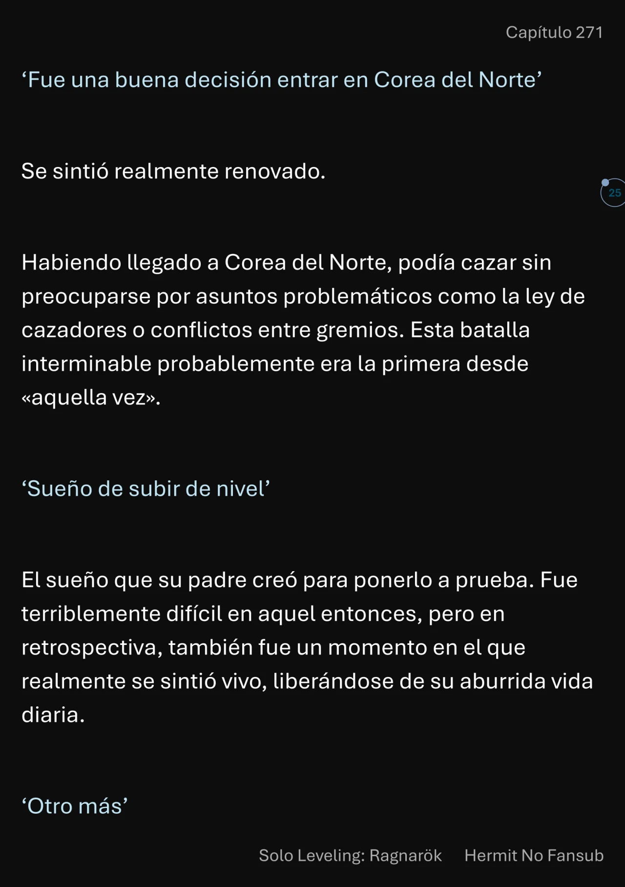 Página 26 del Manga