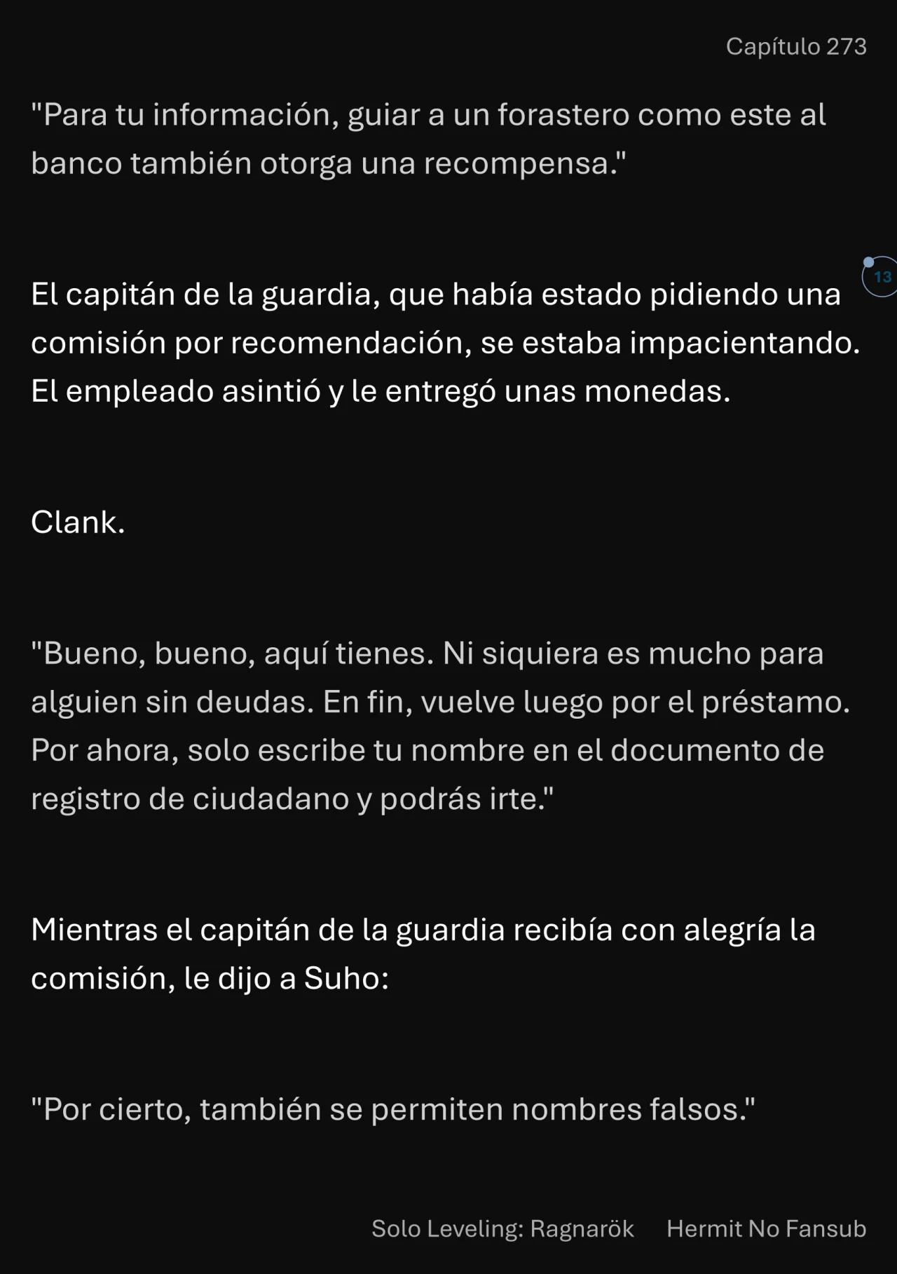 Página 14 del Manga