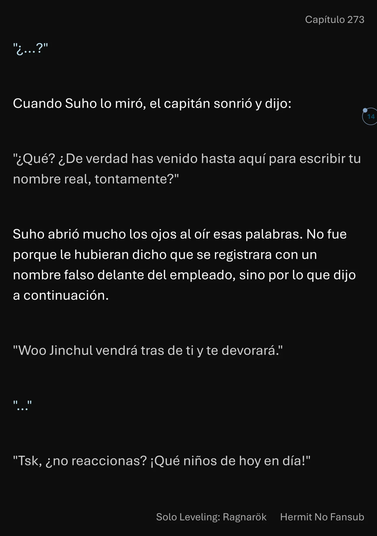 Página 15 del Manga