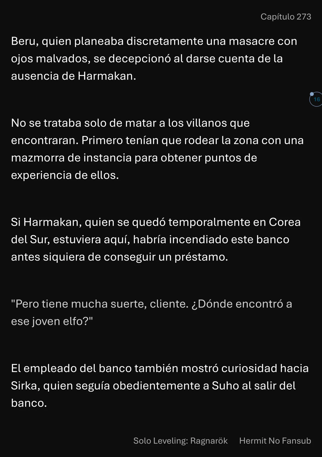 Página 17 del Manga