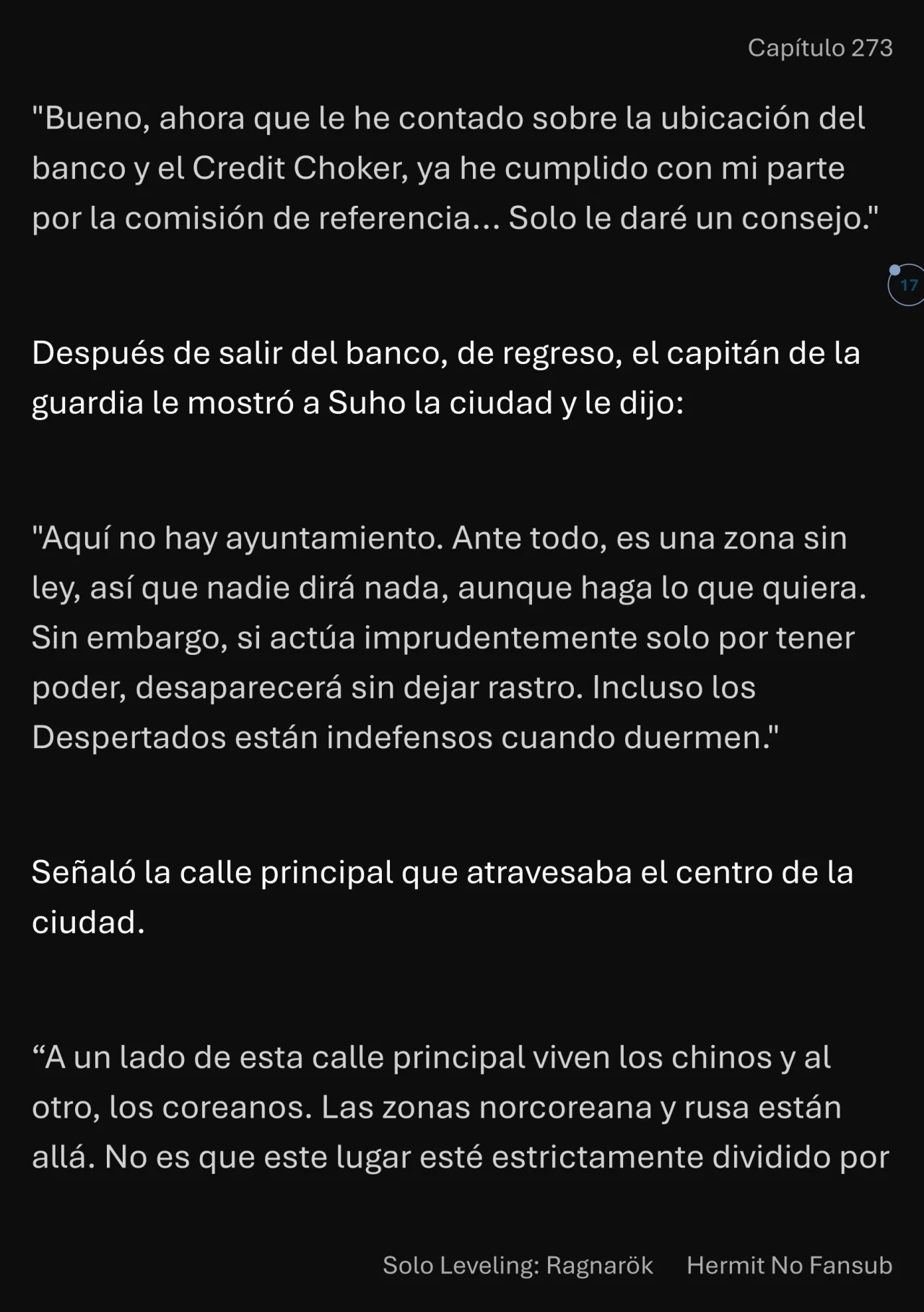 Página 18 del Manga