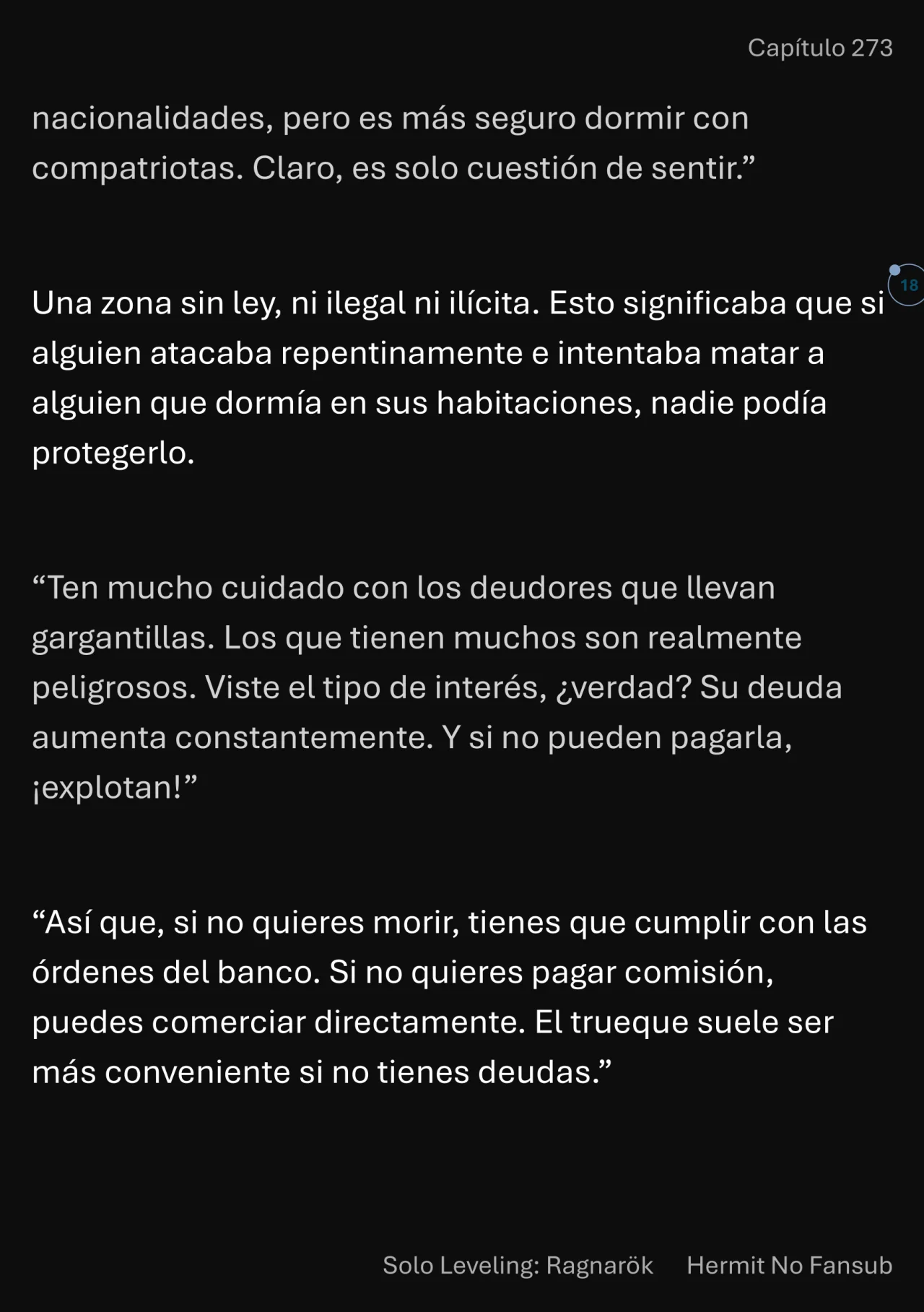 Página 19 del Manga