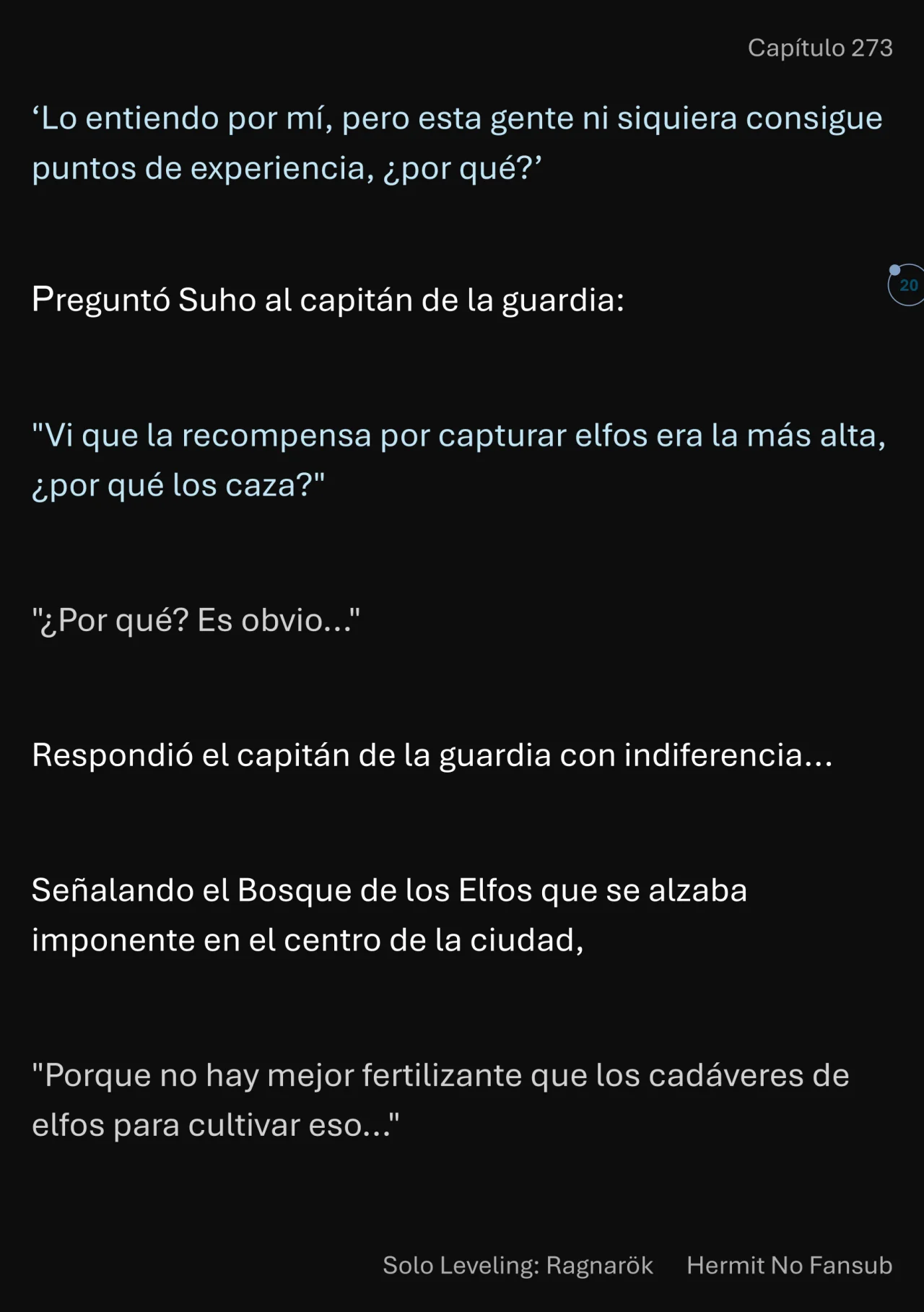 Página 21 del Manga