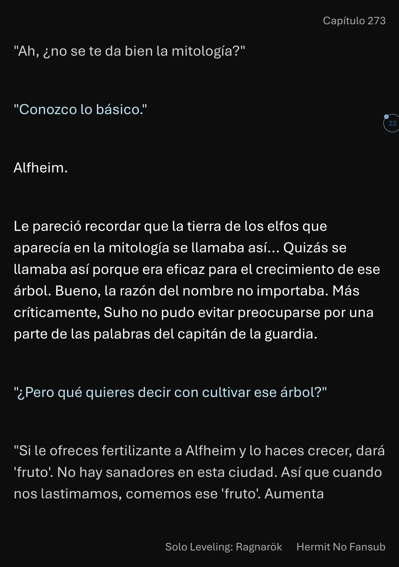 Página 23 del Manga