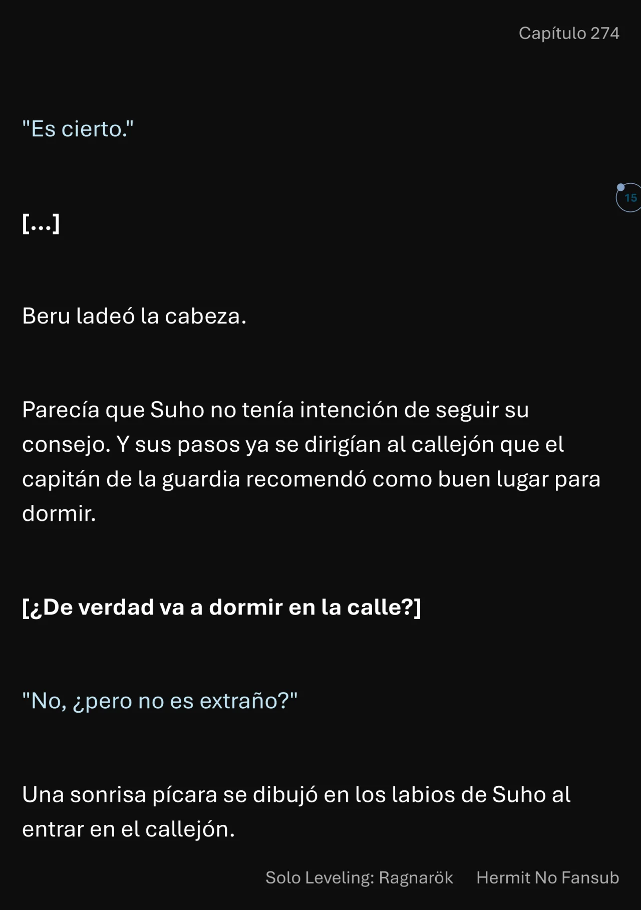 Página 16 del Manga