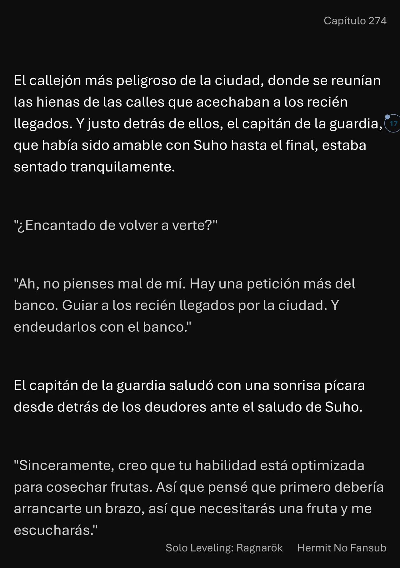 Página 18 del Manga