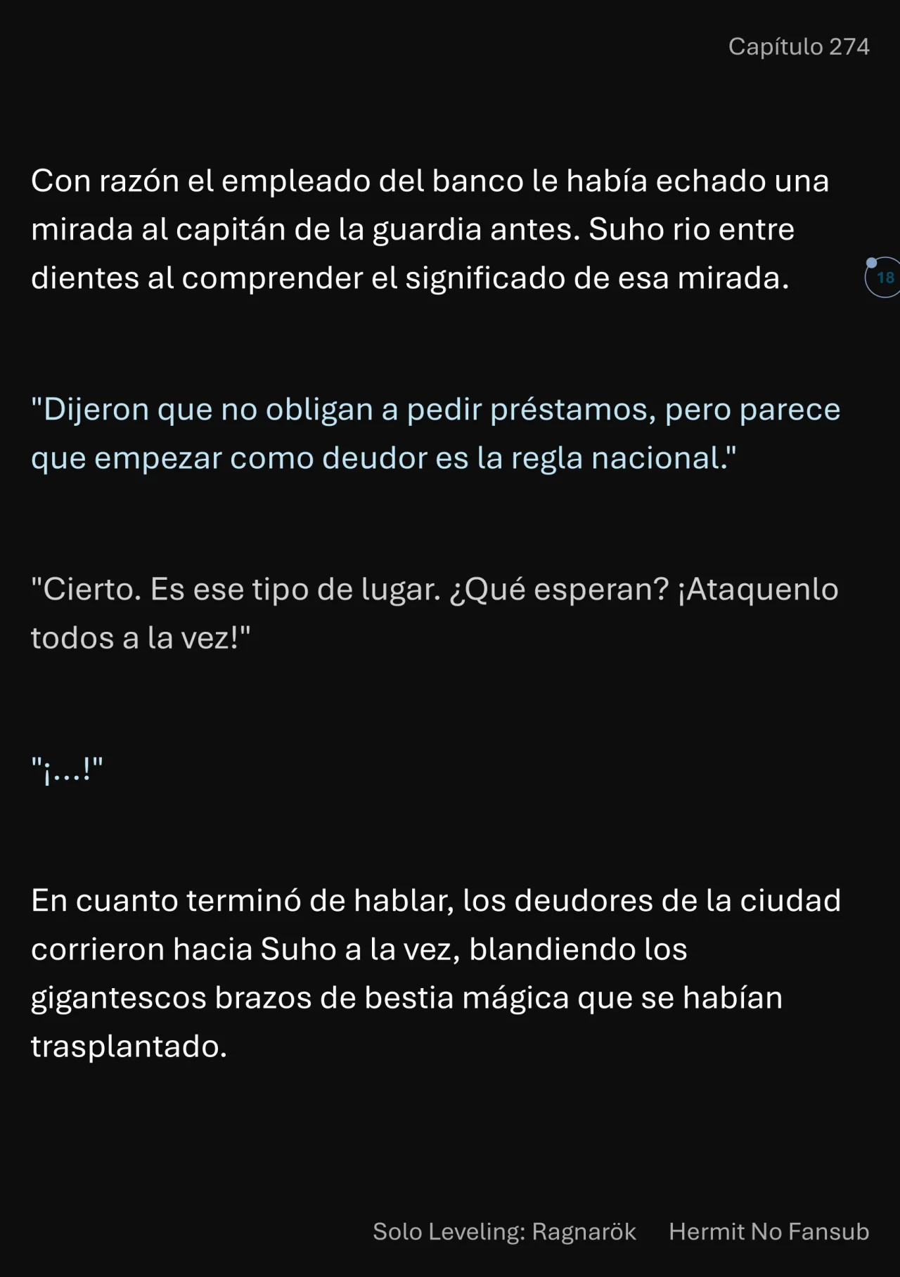 Página 19 del Manga