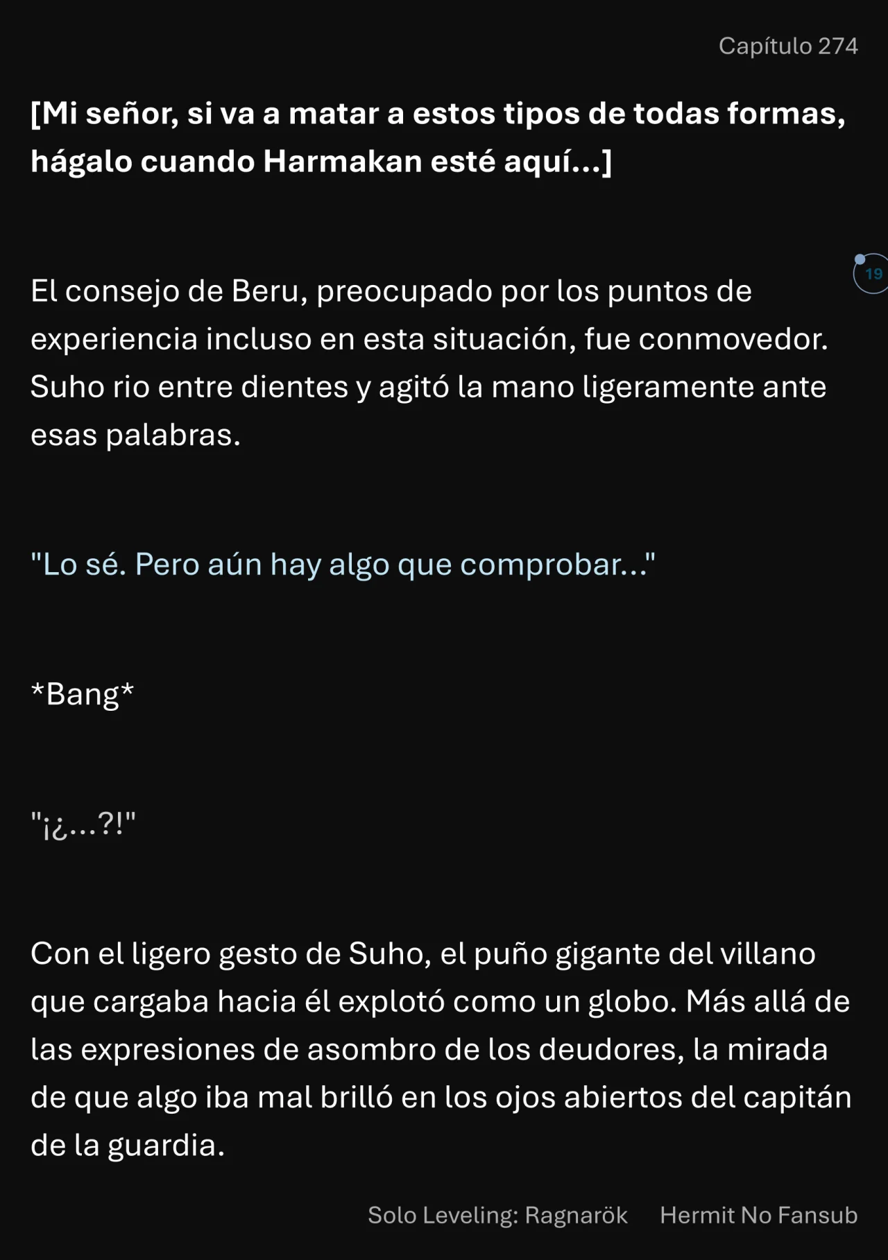 Página 20 del Manga