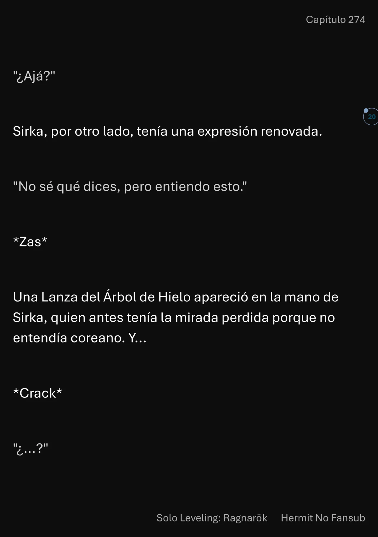 Página 21 del Manga