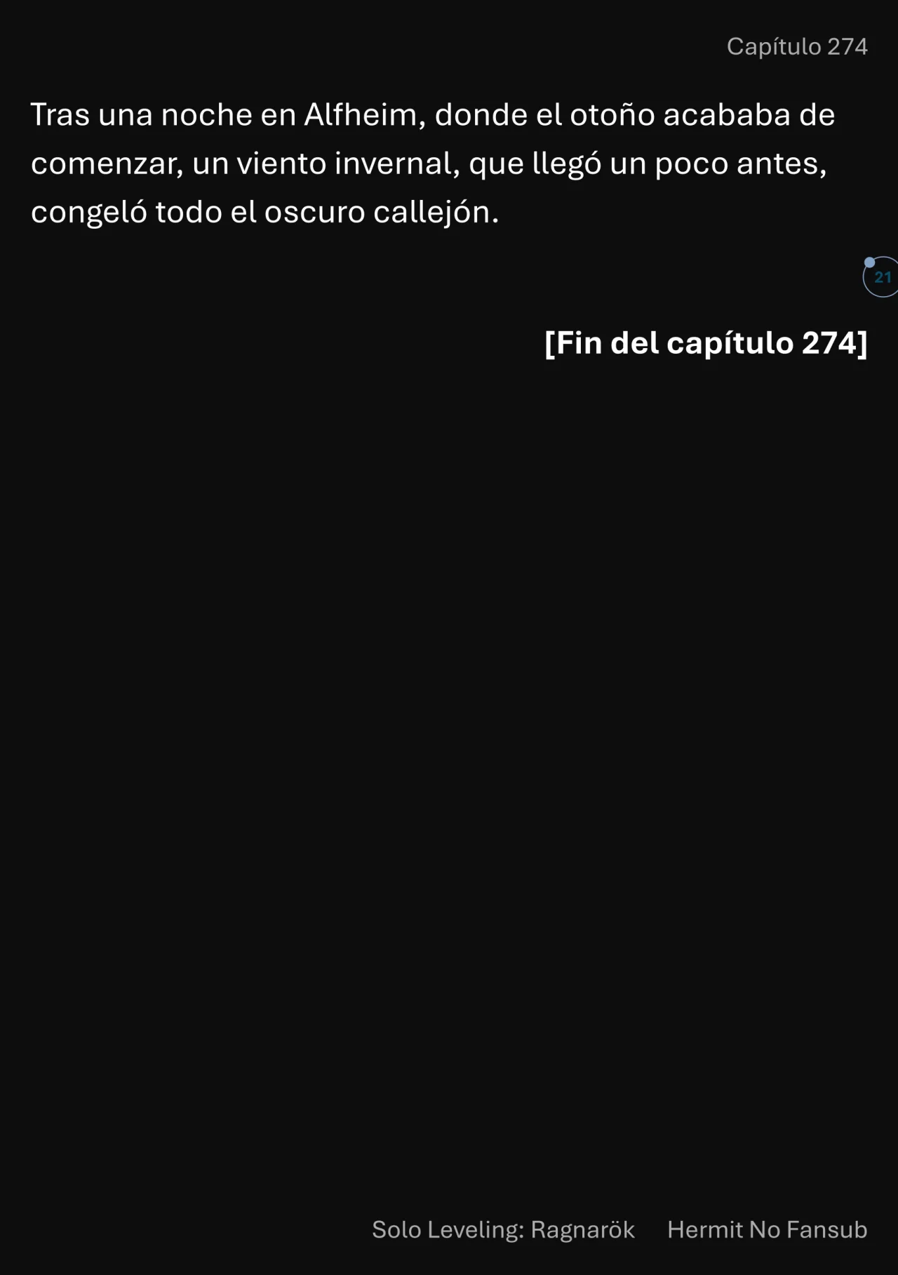 Página 22 del Manga