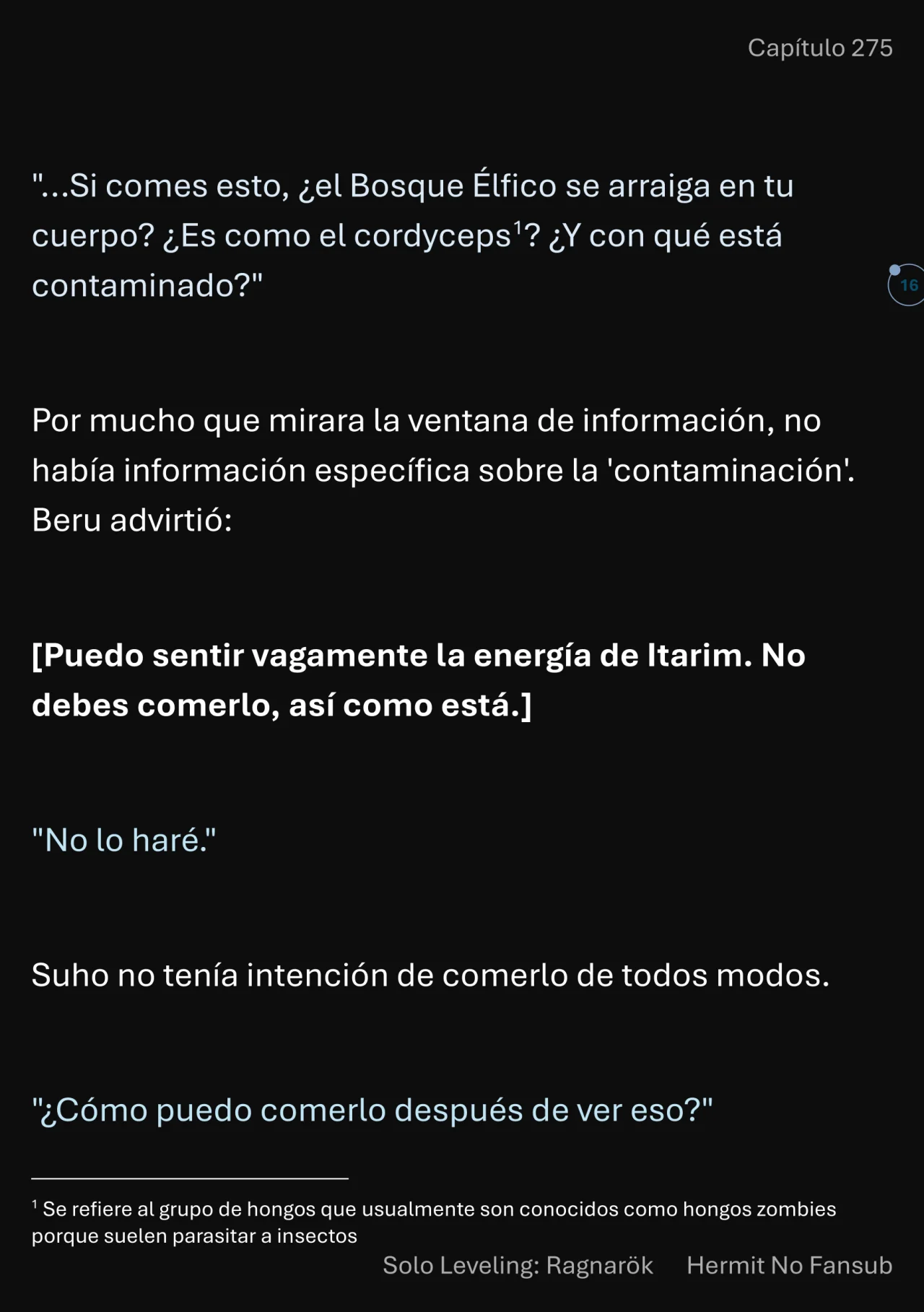 Página 17 del Manga