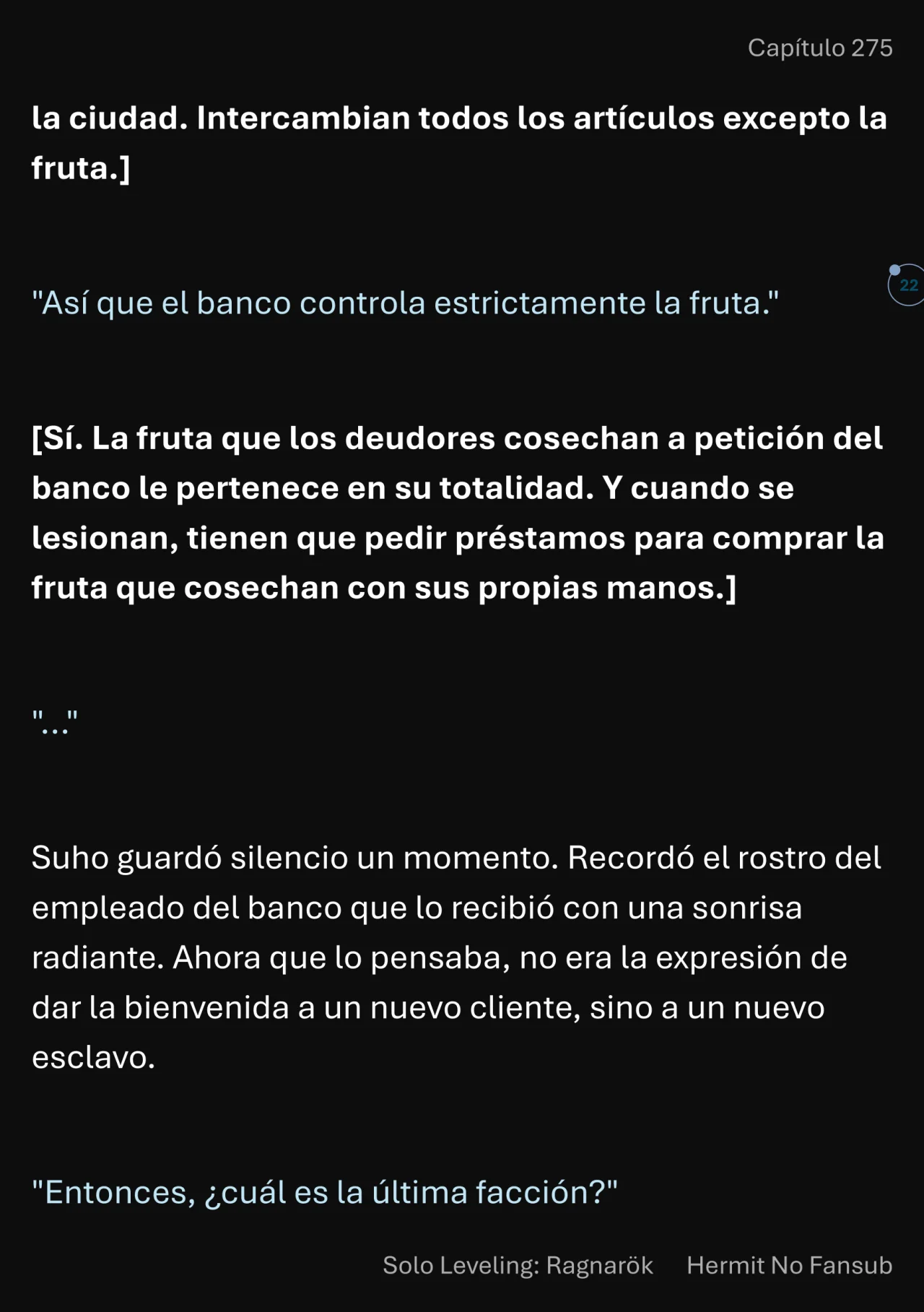 Página 23 del Manga