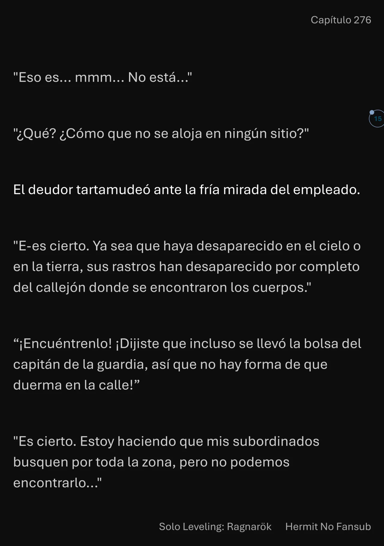 Página 16 del Manga