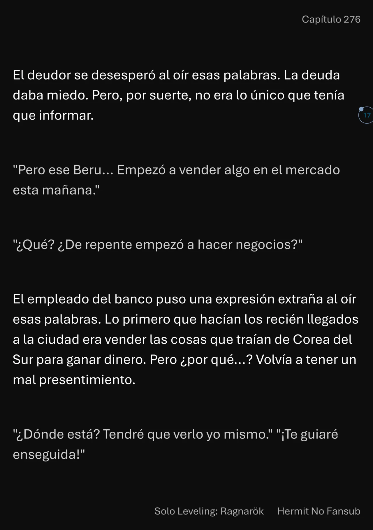 Página 18 del Manga