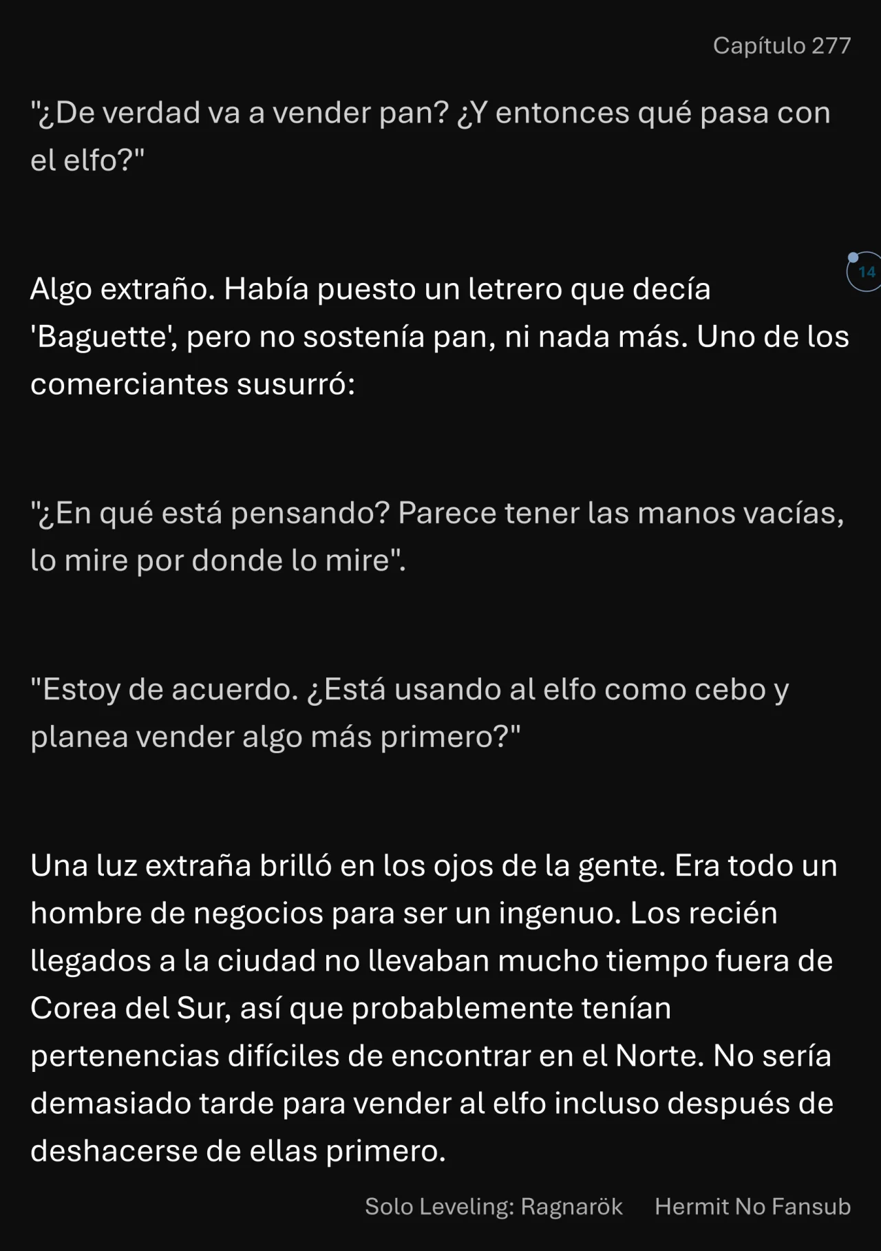 Página 15 del Manga