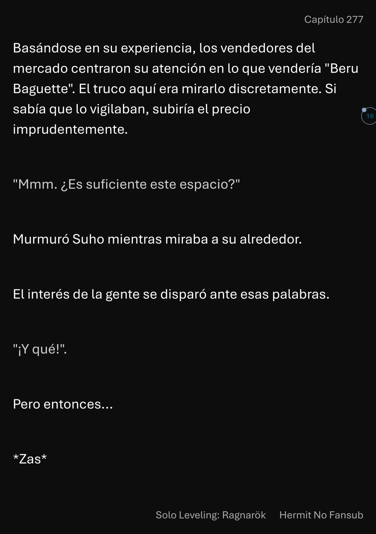 Página 17 del Manga